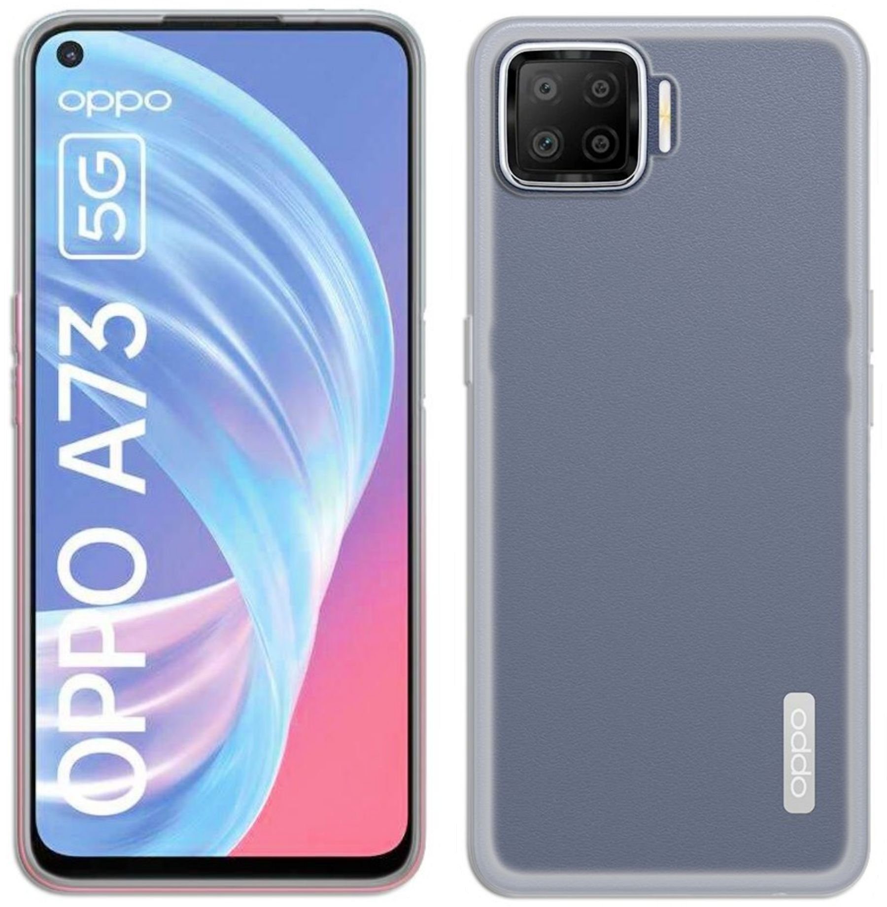 cofi1453 Bumper cofi1453® Silikon Hülle Basic kompatibel mit Oppo A73 Case TPU Soft Ha