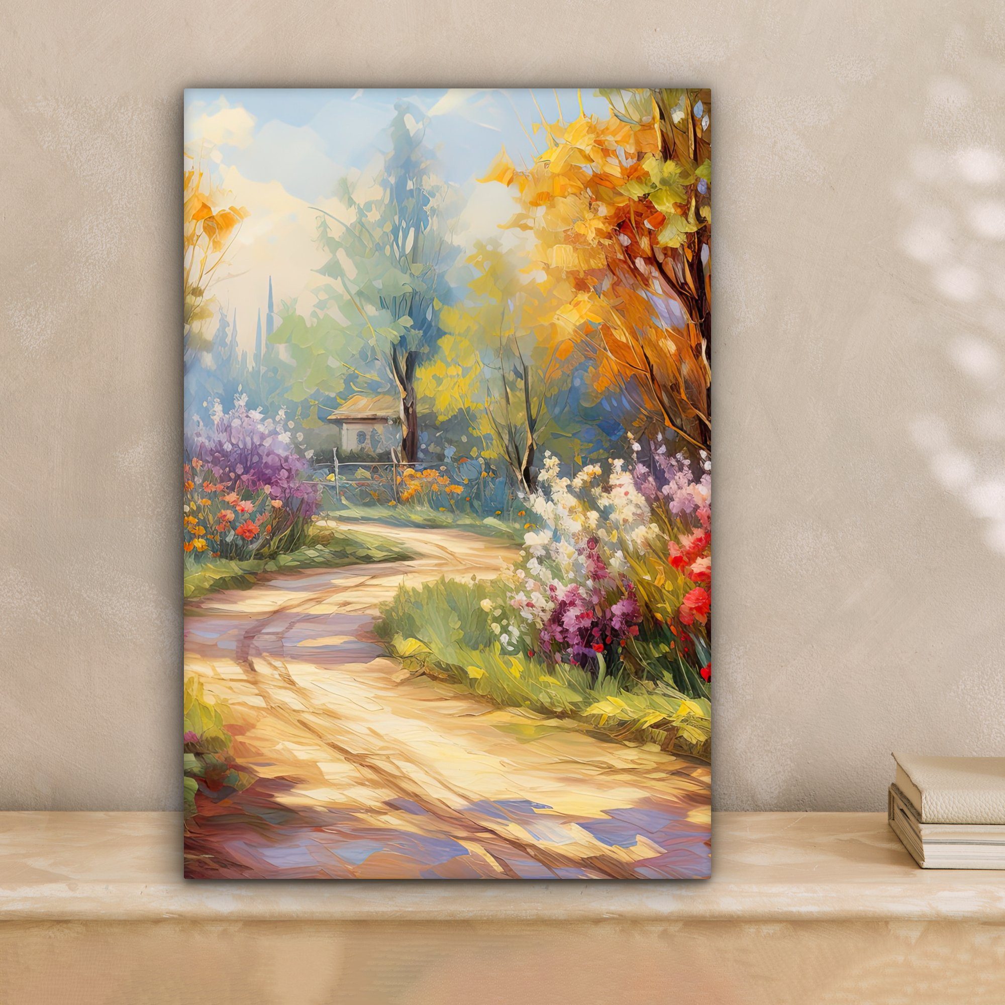 OneMillionCanvasses® Leinwandbild Blumen - Bäume - Kunst - Aquarell, Fotodr günstig online kaufen