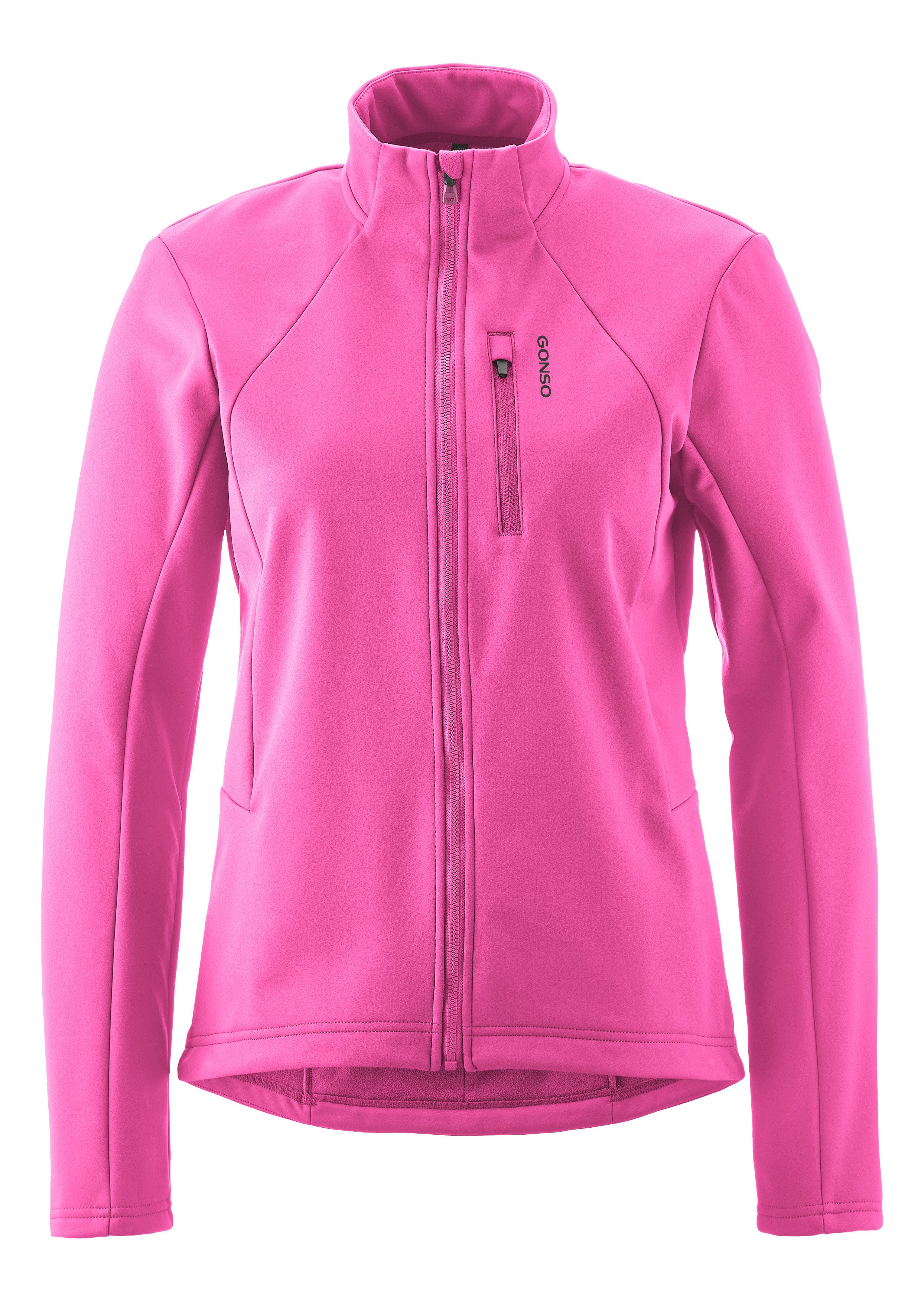 Gonso Fahrradjacke ADVENTURE JACKET SOFTSHELL W Damen Radjacke, atmungsaktiv, Slim Fit