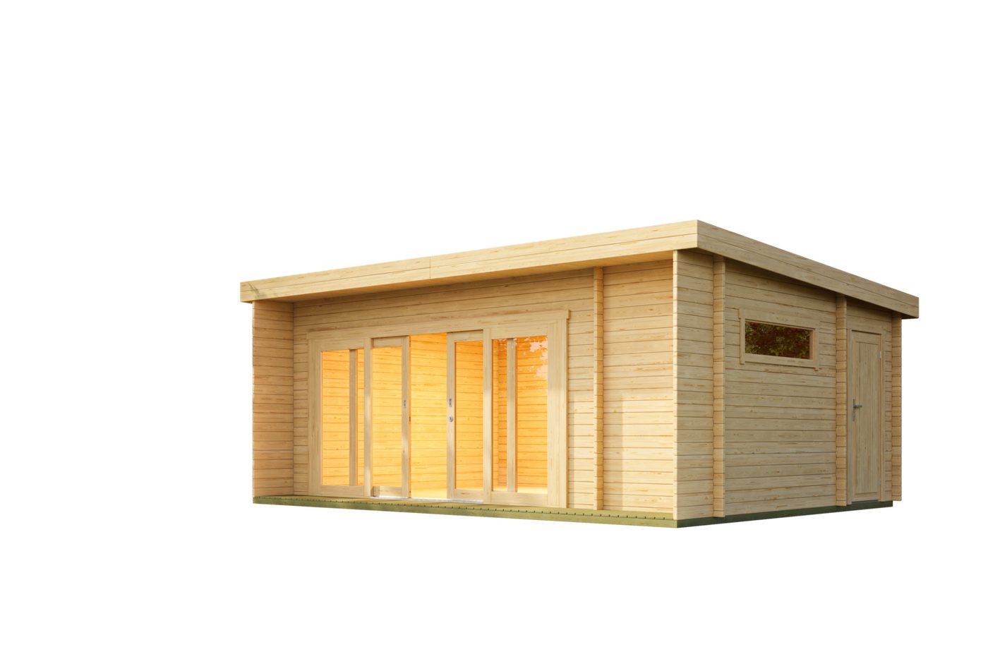 Thumbnail - Nordic Holz Gartenhaus JAVA, BxT: 648x470 cm