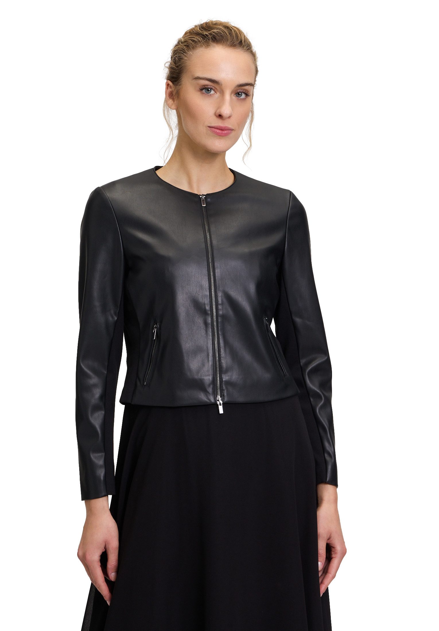 Vera Mont Canvasjacke Vera Mont Blazer-Jacke mit Reißverschluss