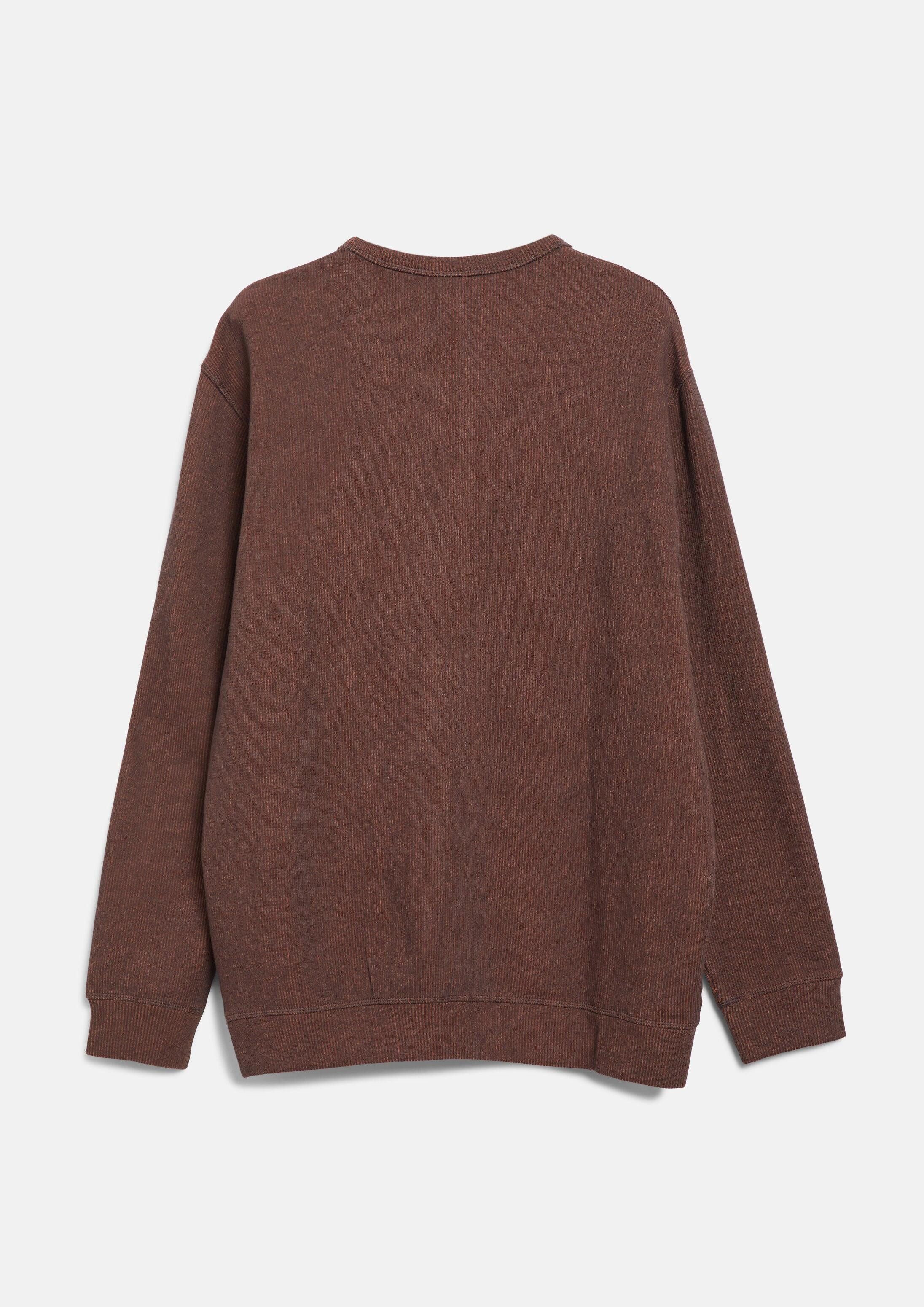 s.Oliver Sweatshirt Sweatshirt Sweatshirt mit Rippstruktur