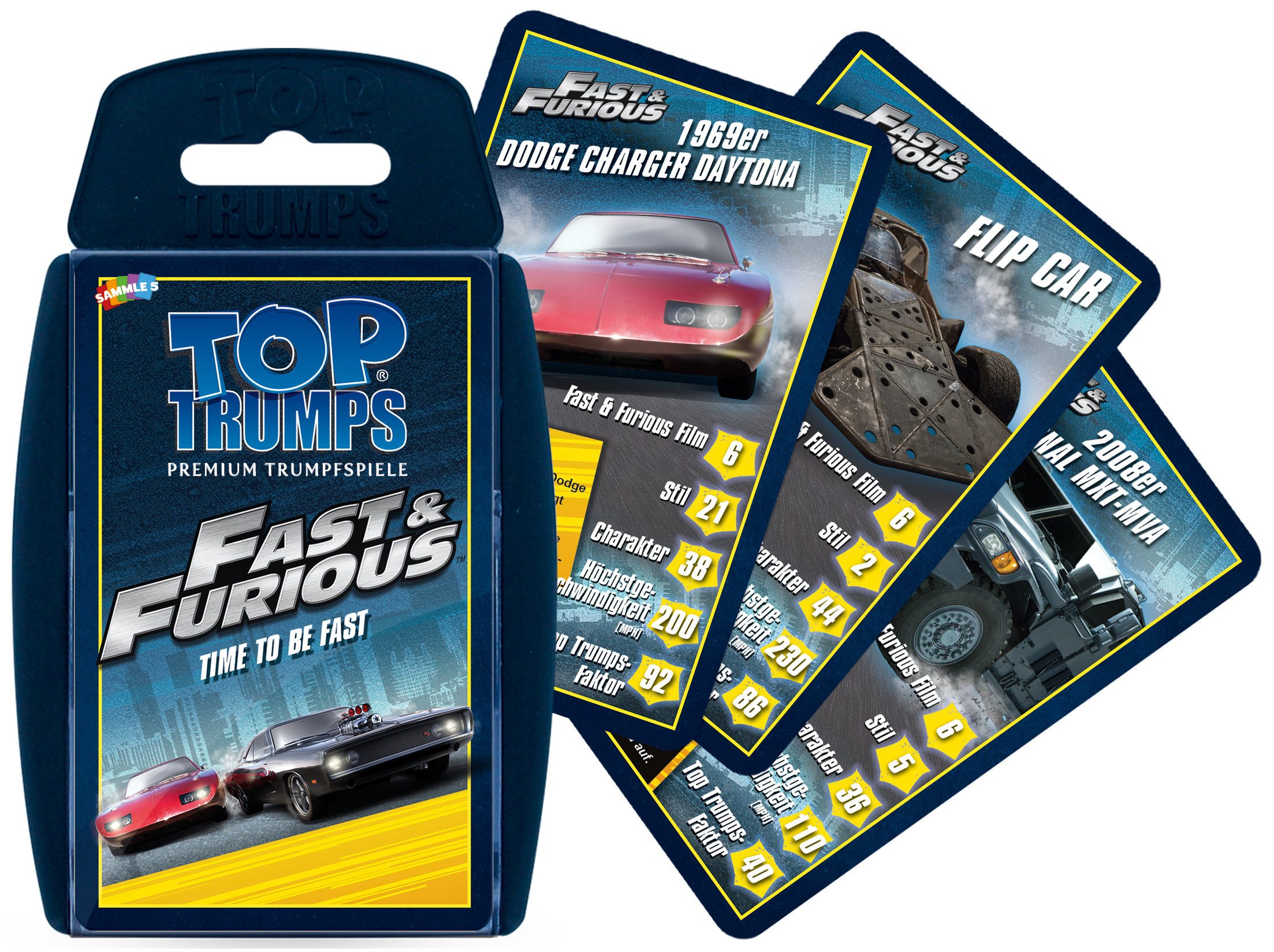 Winning Moves Spiel Top Trumps Fast & Furious, Quartett