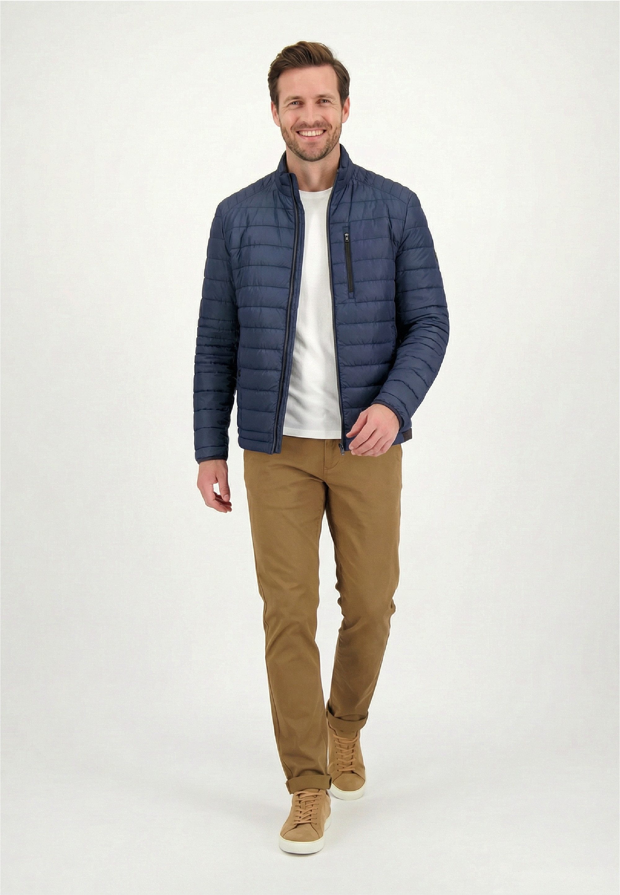 New Canadian Steppjacke (1-St) mit schützendem Stehkragen