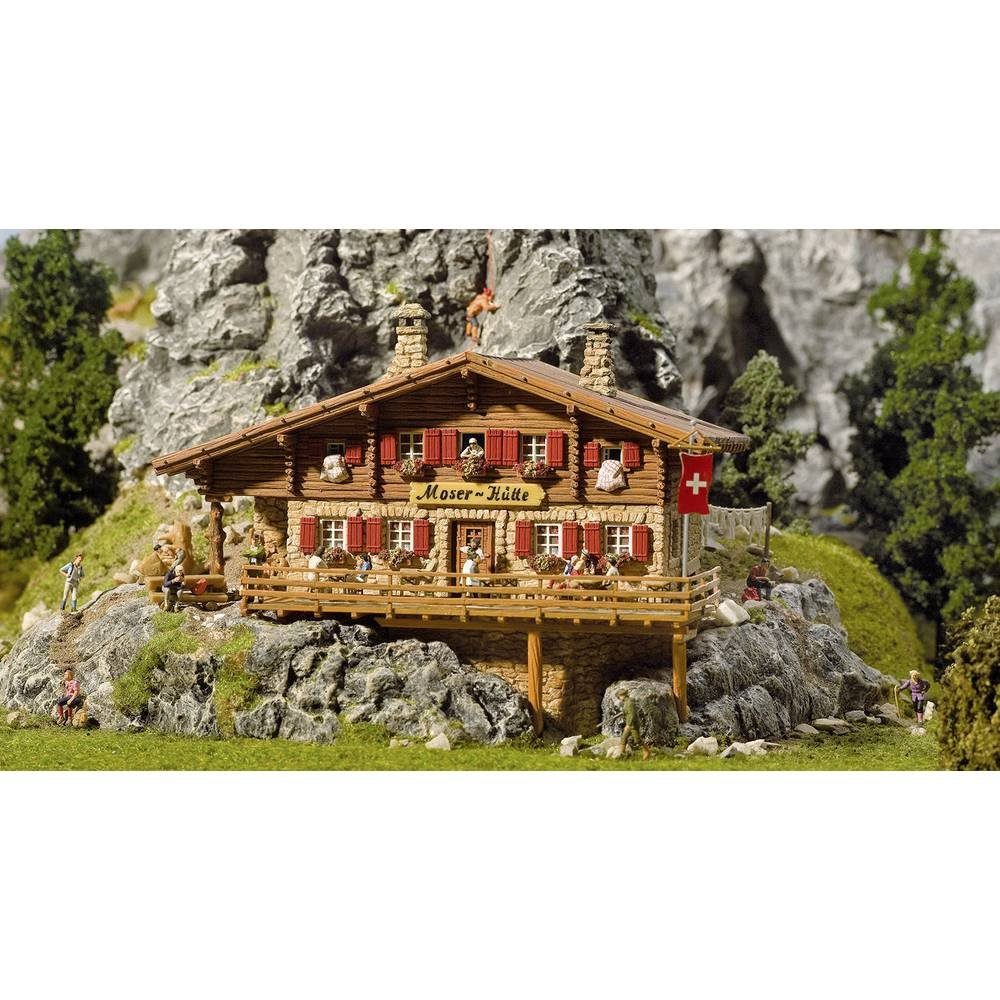 Modelleisenbahn-Gebäude H0 Hochgebirgshütte Moser-Hütte