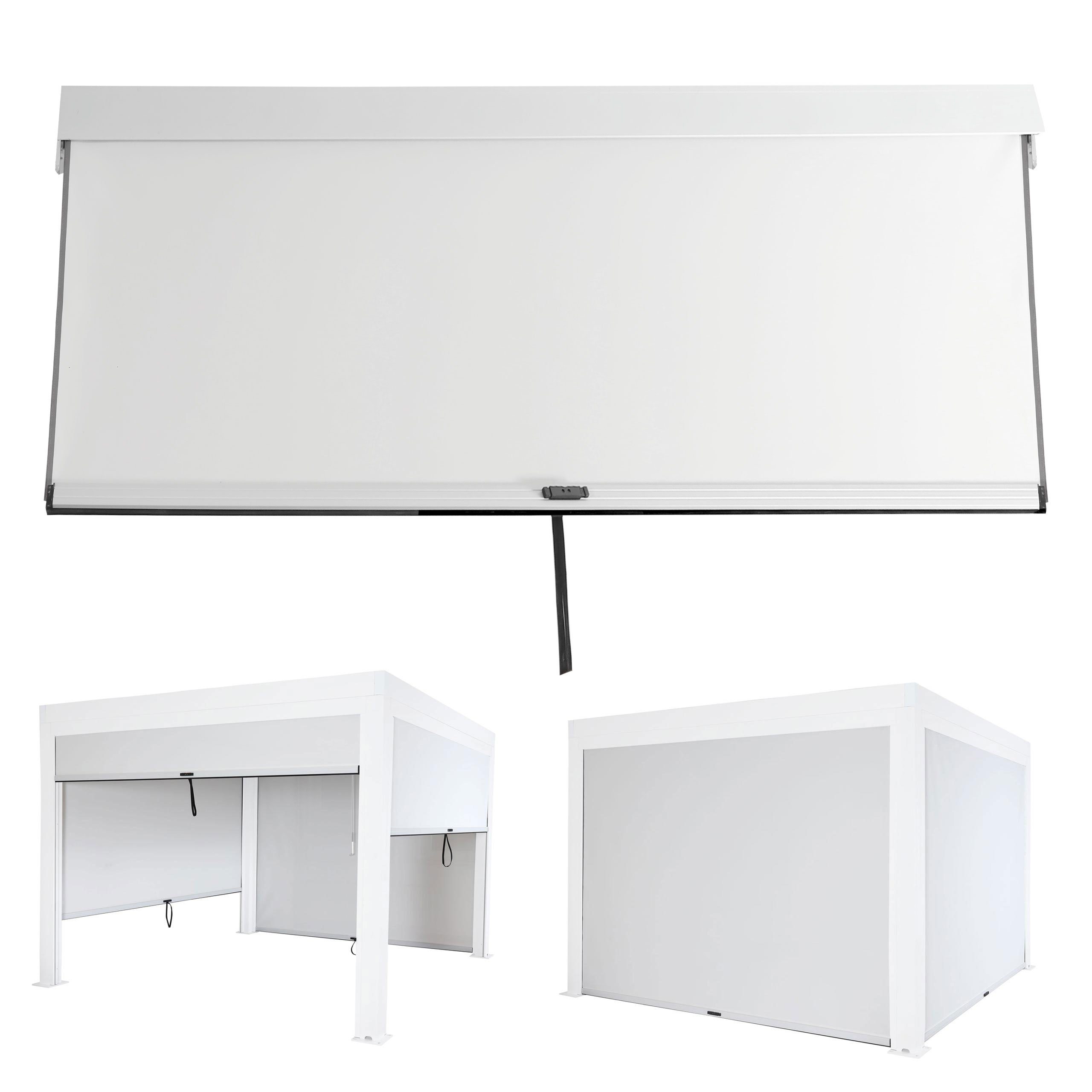 MCW Pavillonseitenteil MCW-L46-S-3, 369x205 cm, Stufenlos regulierbar