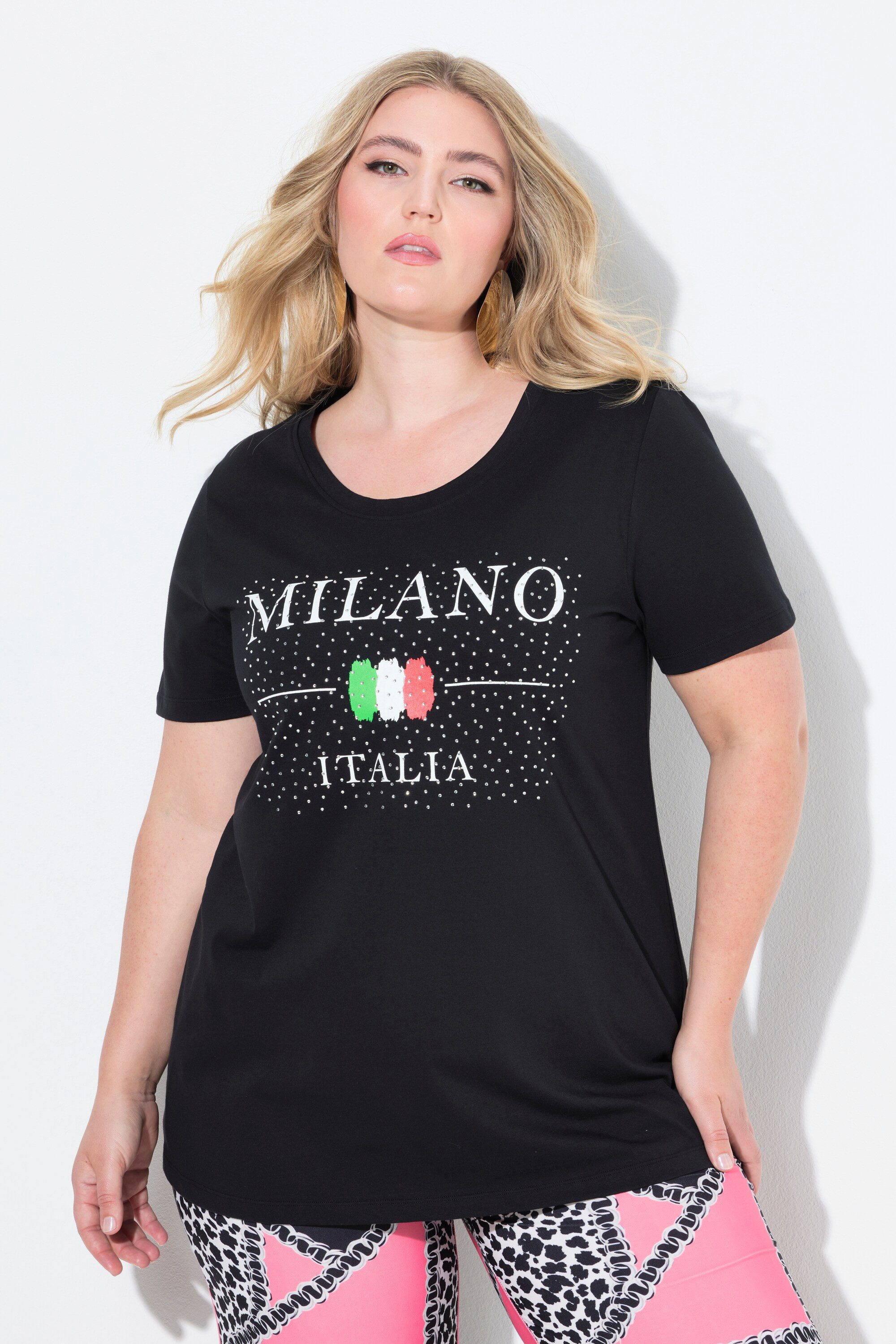 MIAMODA T-Shirt T-Shirt bequeme Passform Statement-Motiv