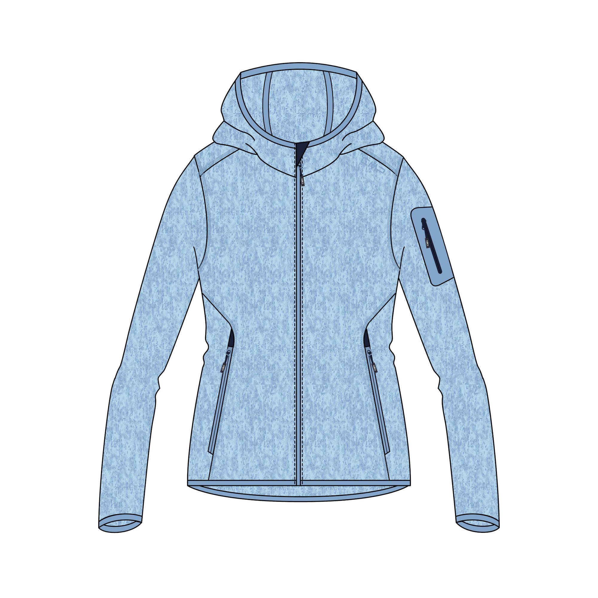 CMP Fleecejacke CMP Damen Jacke Knitted günstig online kaufen