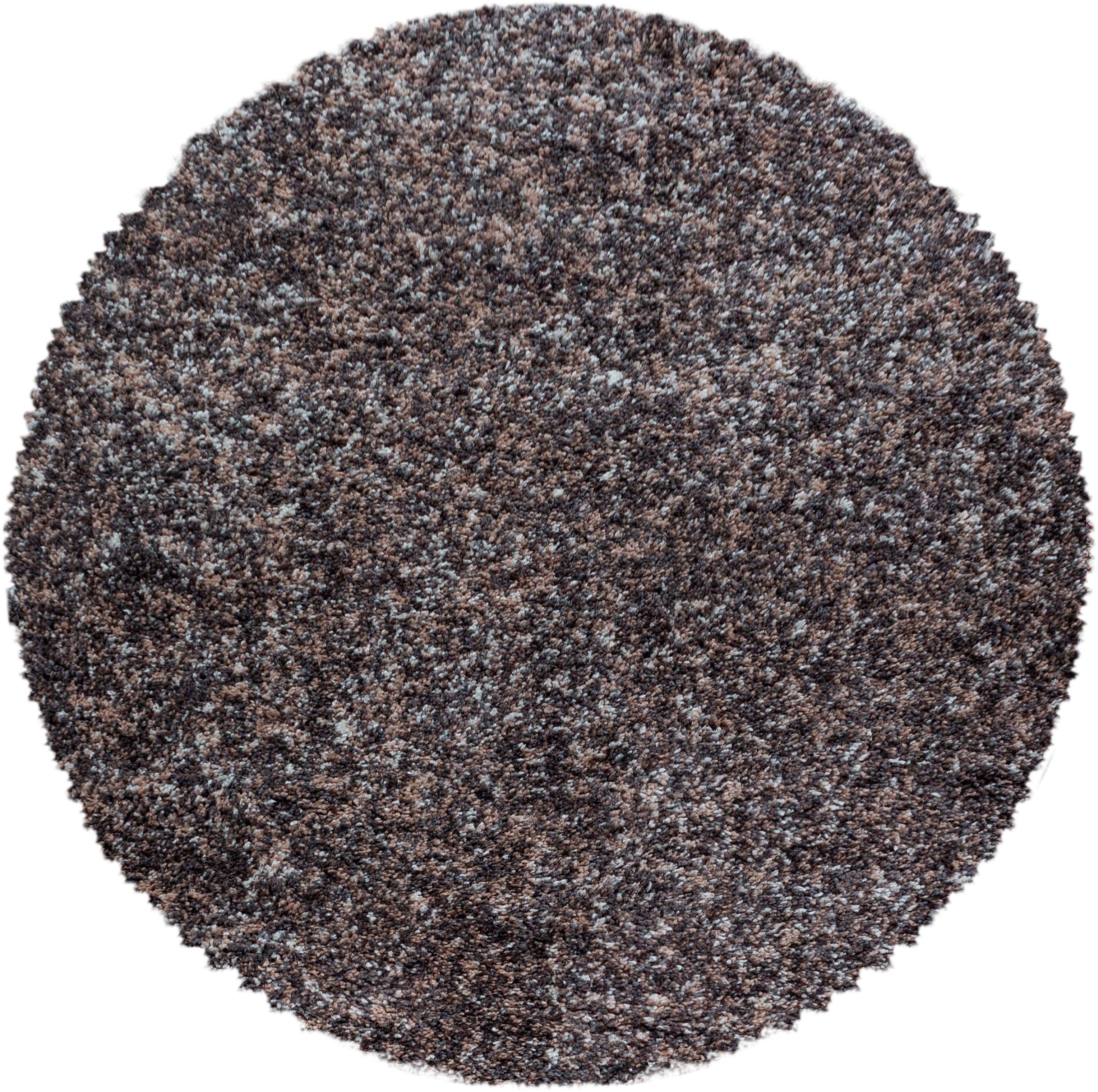 Ayyildiz Teppiche Hochflor-Teppich Enjoy Shaggy,auch als Läufer und in Rund, rund, Höhe: 50 mm, Shaggy, Langflor, meliert, Wohnzimmer, Schlafzimmer