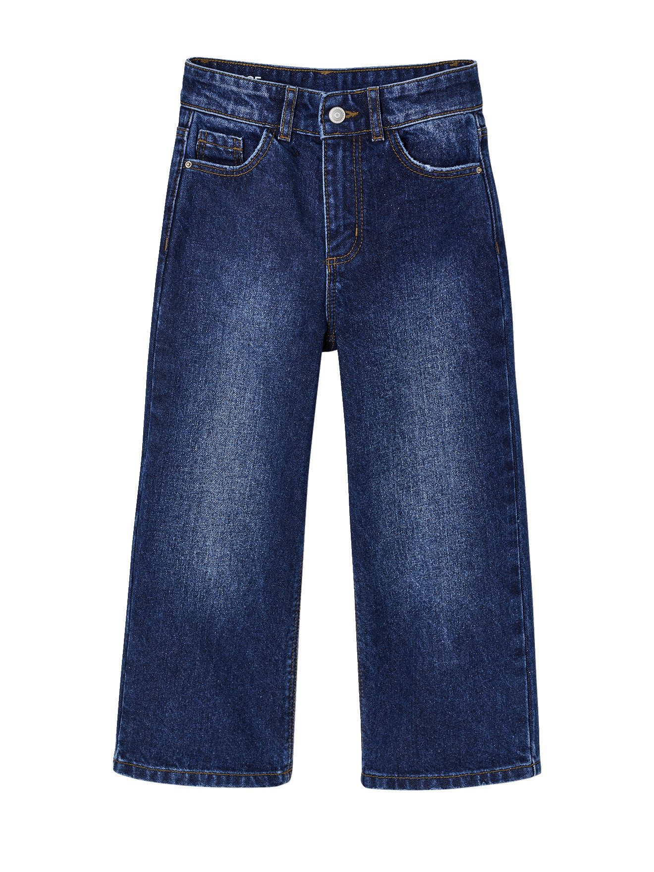 7/8-Caprijeans Weite Mädchen Jeans, Hüftweite REGULAR
