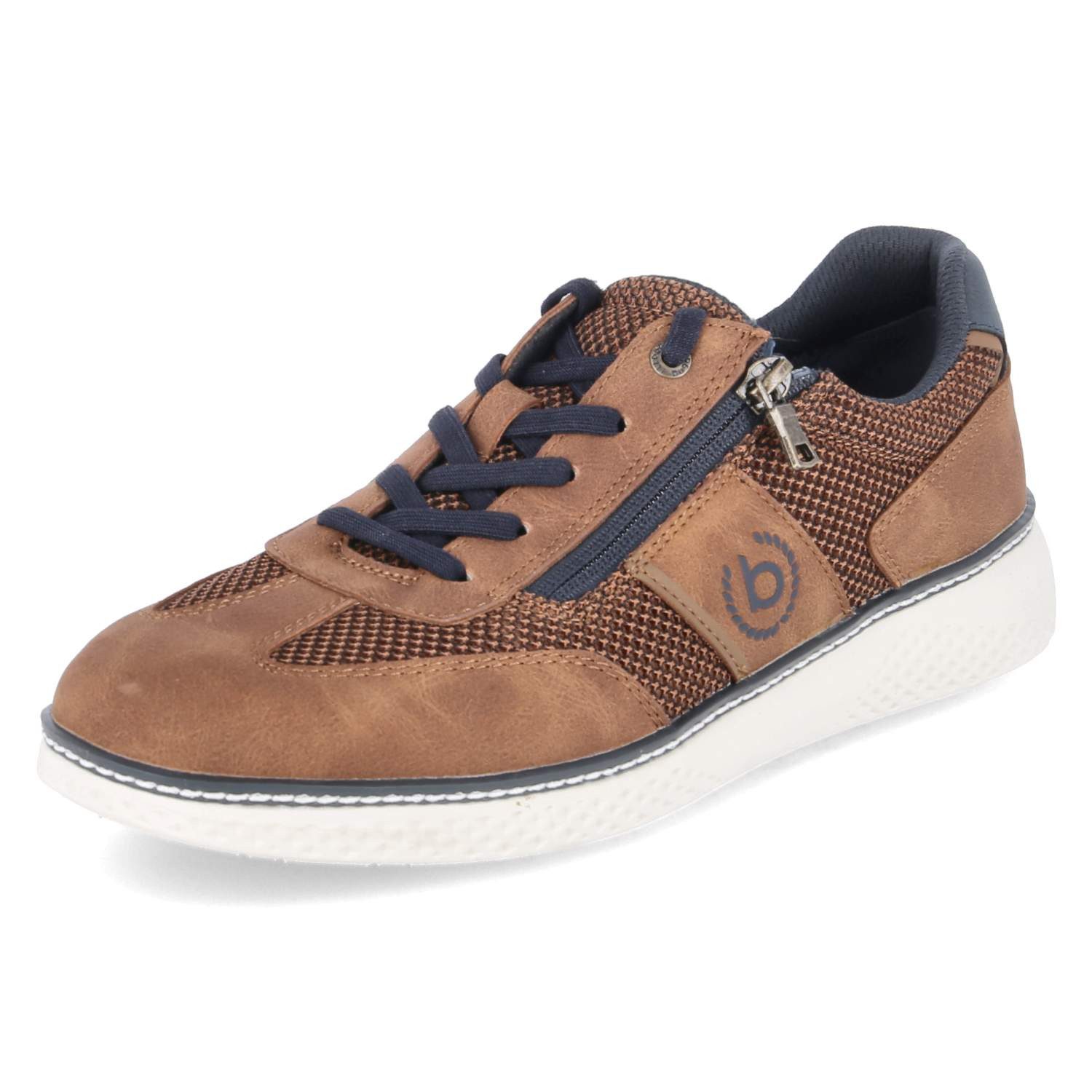 bugatti Bugatti 333763145000-6300 SMU Herren Textil & Synthetik brown Schnürschuh