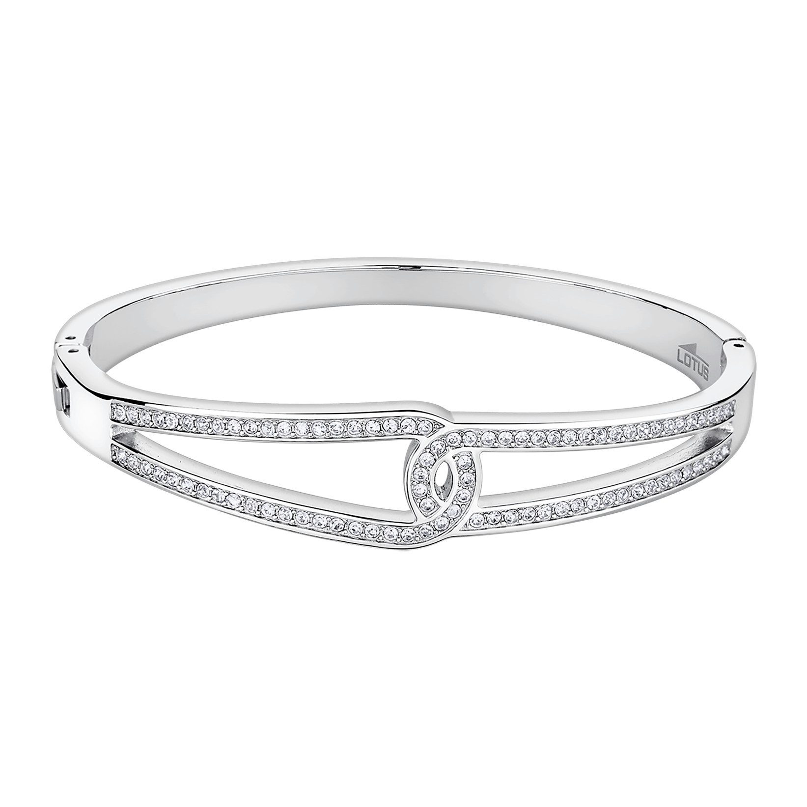 Lotus Armband LS2115-2/1 – Damen-Armreif aus Edelstahl mit Zirkonia, Eleganter Glanz aus der Bliss Kollektion