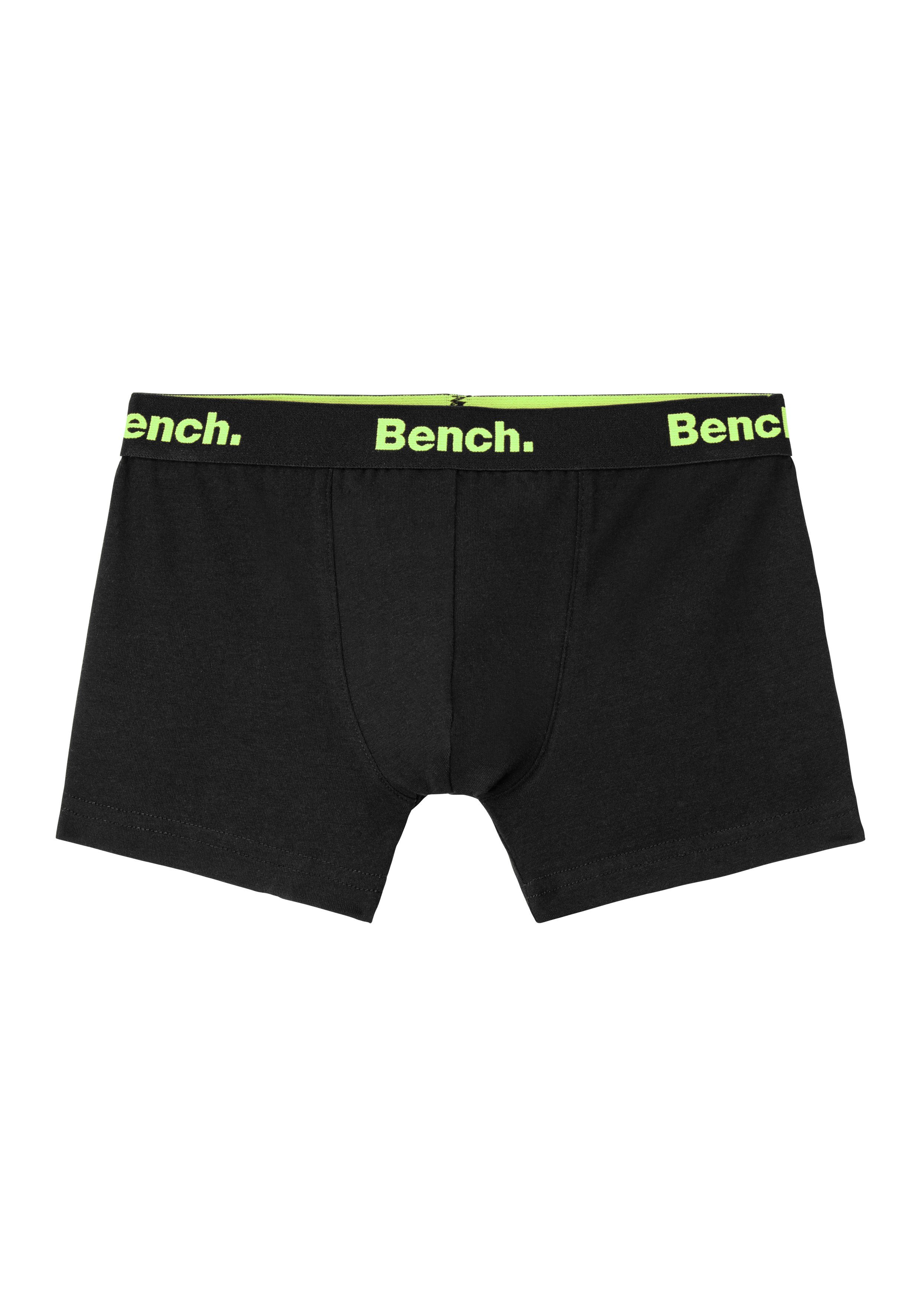 Bench. Boxer (Packung, 3-St) Logo-Webbund kontrastfarbene Details mit