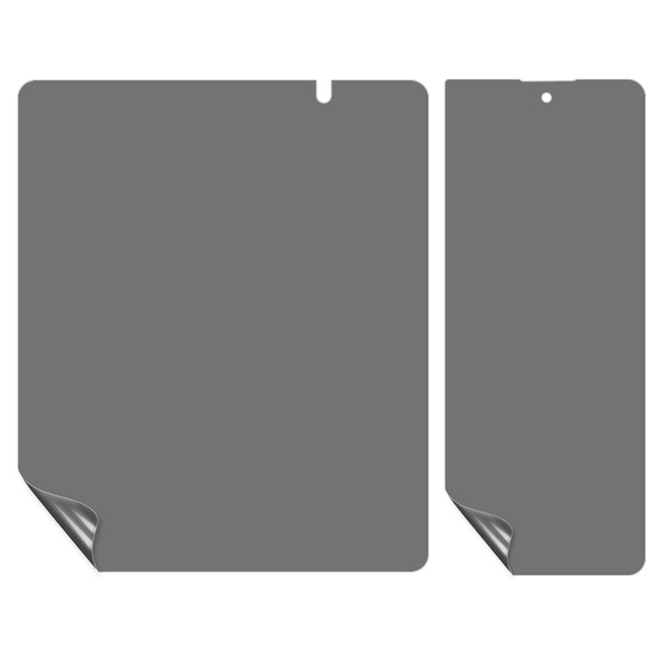 Wigento Displayschutzfolie 2 in 1 Privacy Hydrogel für Samsung Galaxy Z Fold8 Ultra 5G Full Cover für Samsung Galaxy Z Fold8 Ultra 5G, Privacy Schutz, 28 Grad B – Bild 2 von 4