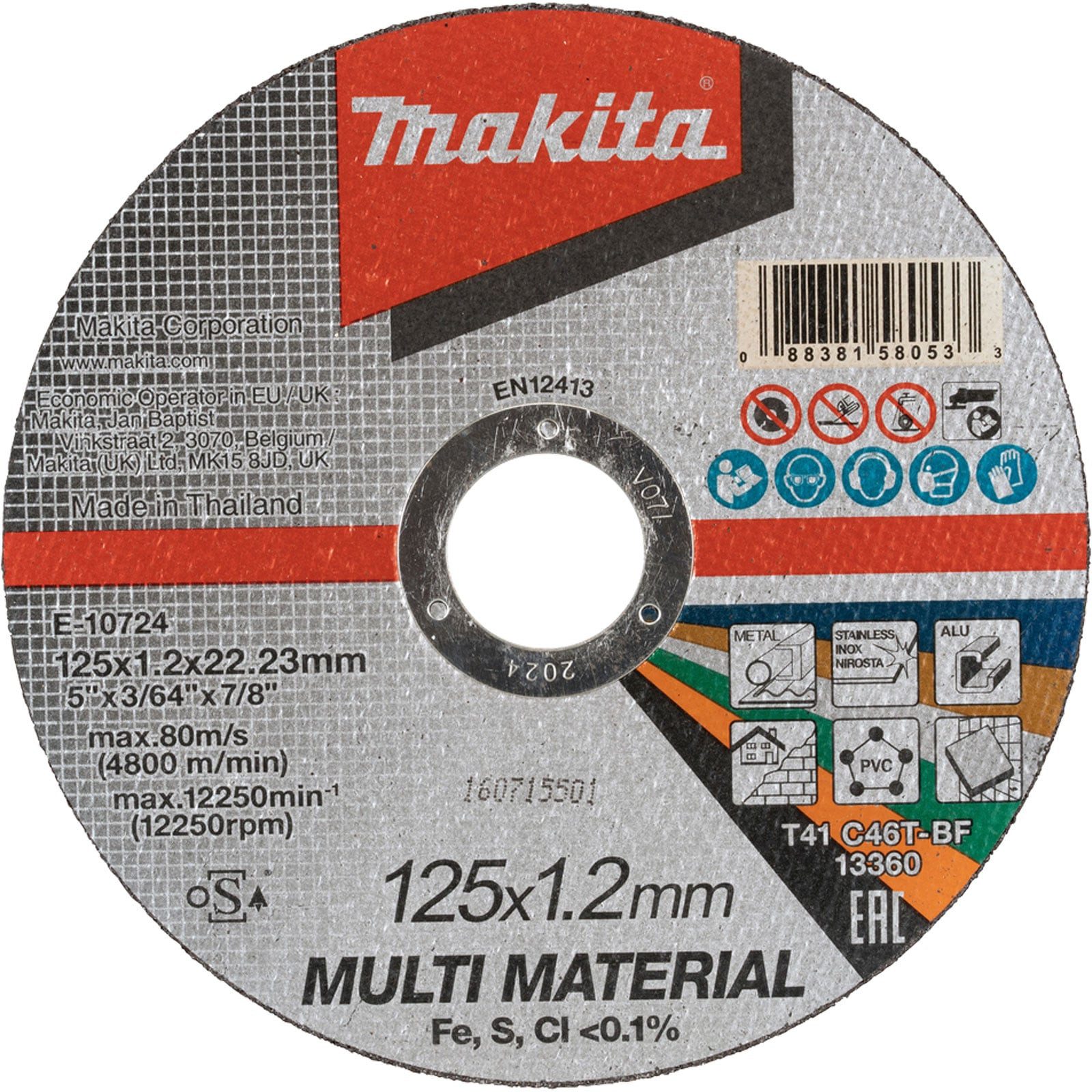 Makita Trennscheibe Makita Trennscheibe Multimaterial - E-10724