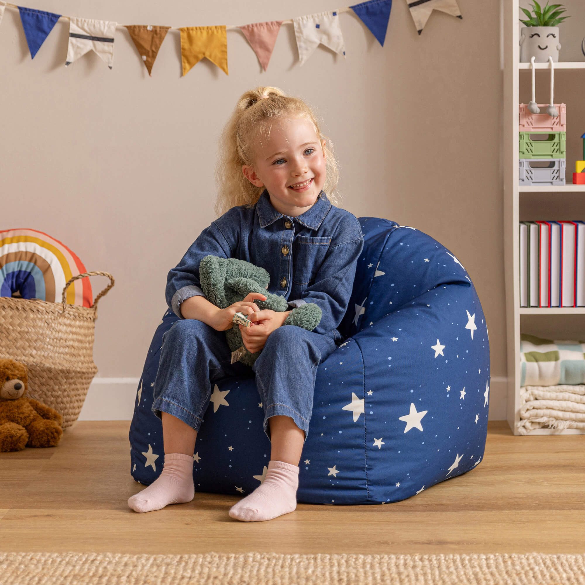 icon Sitzsack Kinder Indoor Outdoor Druck, 53x50cm, Made in Germany, für Ki günstig online kaufen