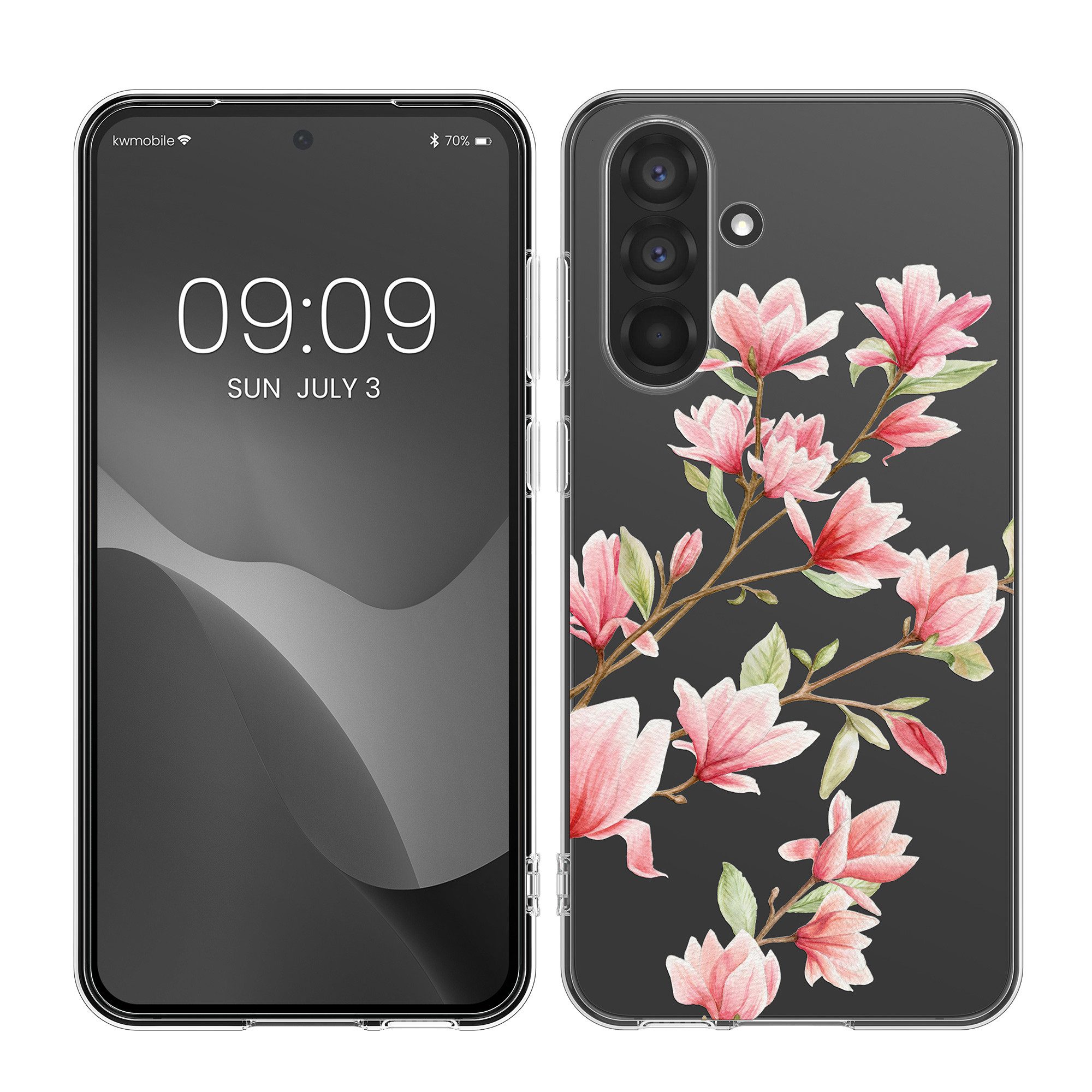 kwmobile Handytasche Case für Samsung Galaxy A56 5G (1-tlg), Hülle Silikon transparent - Silikonhülle