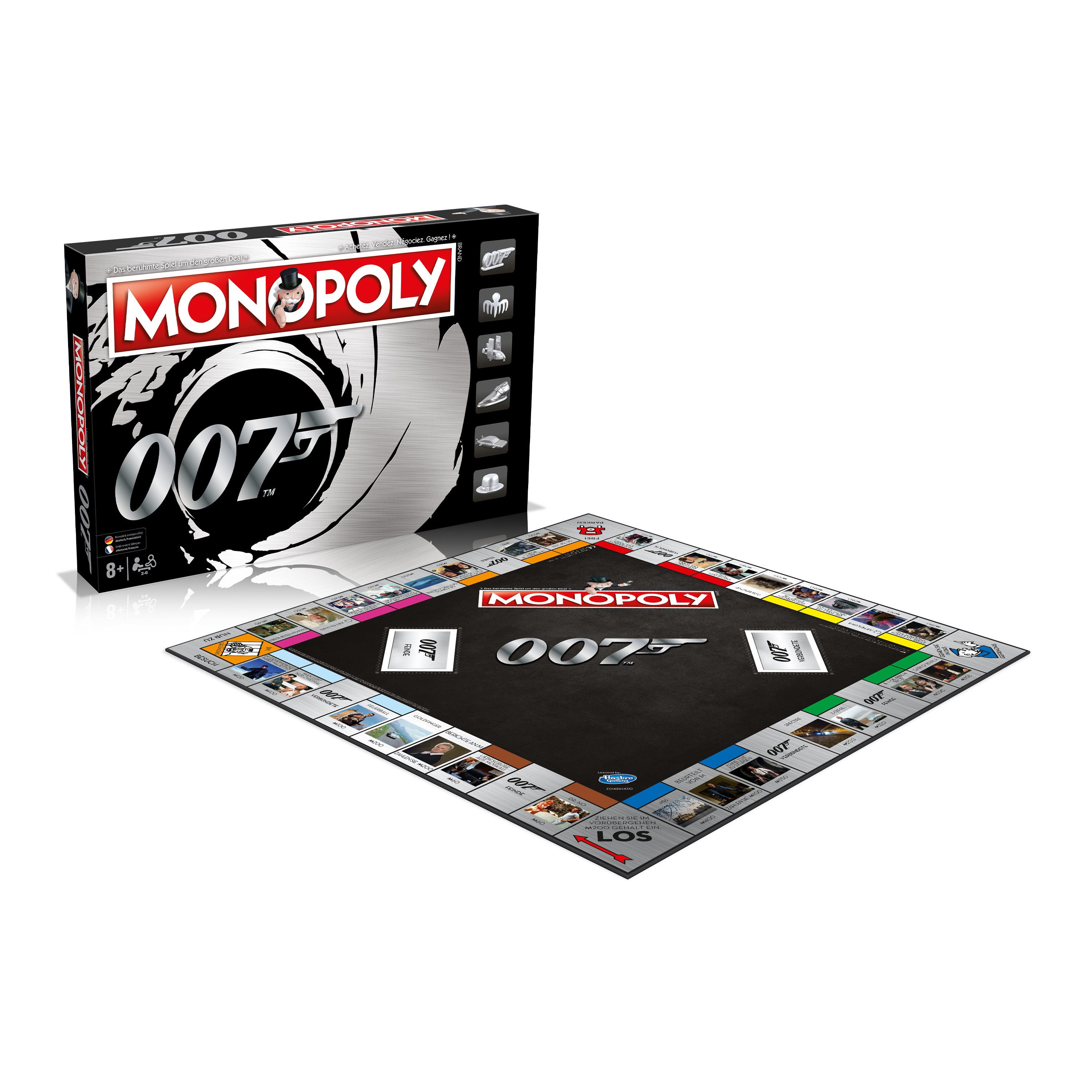 Winning Moves Spiel Monopoly James Bond 007 Deutsch / Französisch, Brettspiel