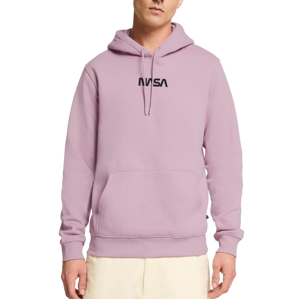 Hoodie NASA Logo Schwarz Stick Herren Premium Hoodie