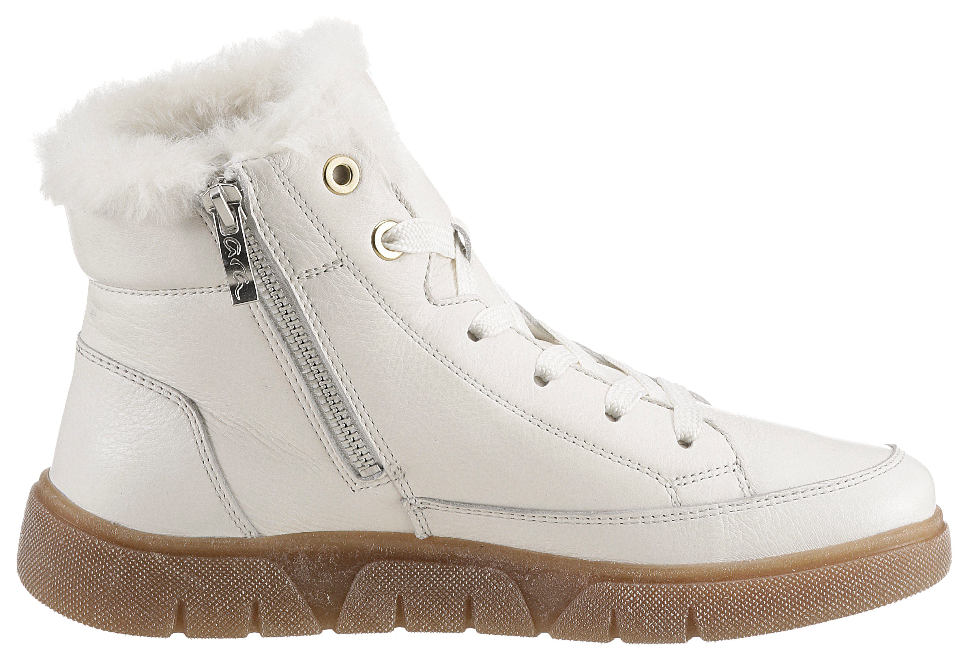 Ara (weit) Schaftrand, gepolstertem ROM Winterboots G creme mit Weite