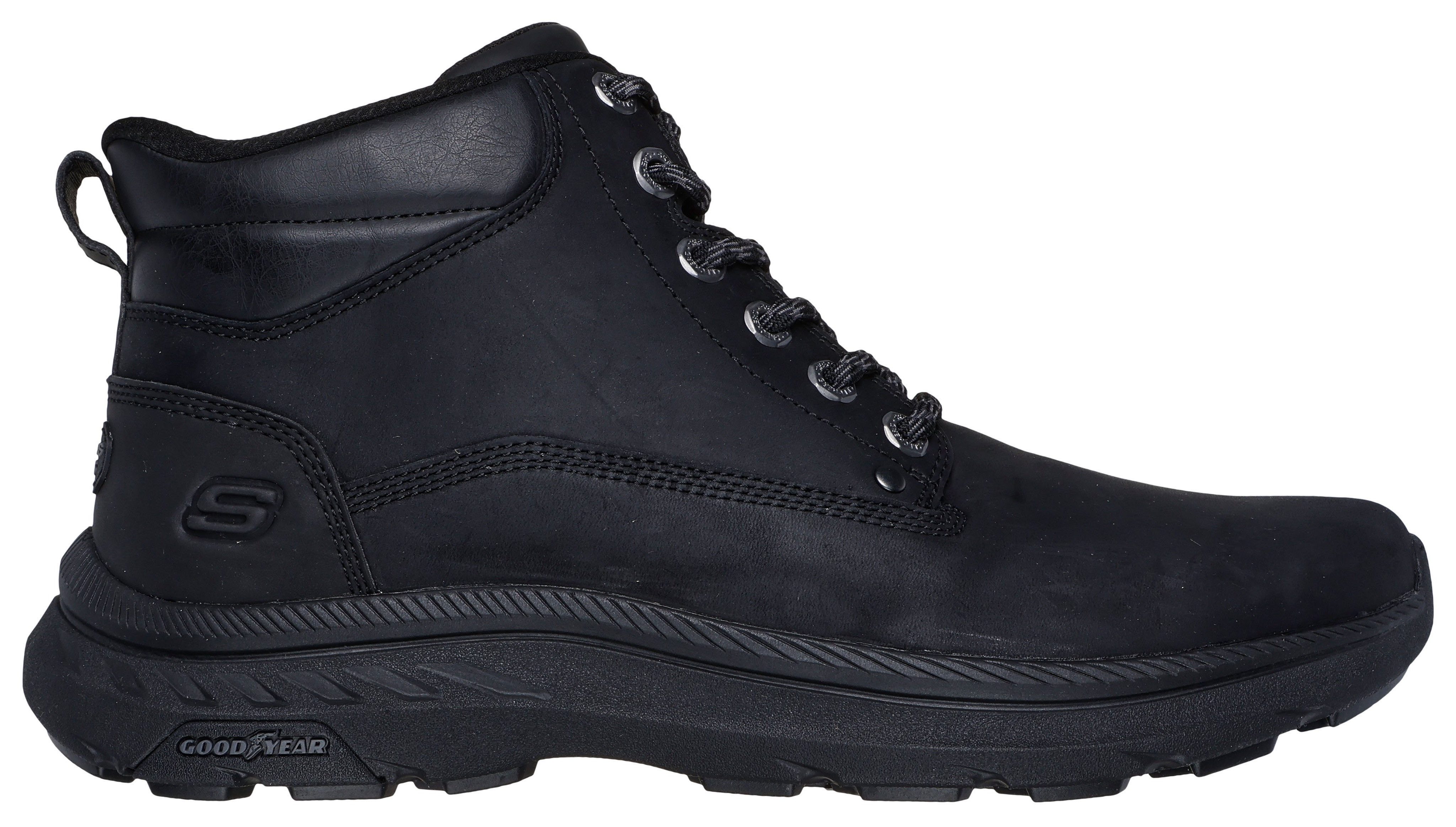 Skechers POLLARD-WAYLON Schnürboots Winterboots, Schnürschuh mit Goodyear Laufsohle