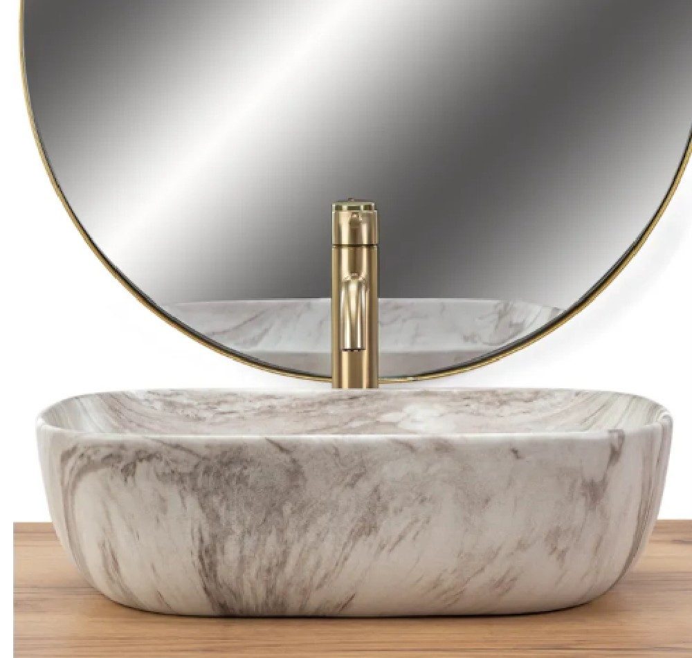 GTM Design Aufsatzwaschbecken BELINDA Modern Waschbeckenm günstig online kaufen