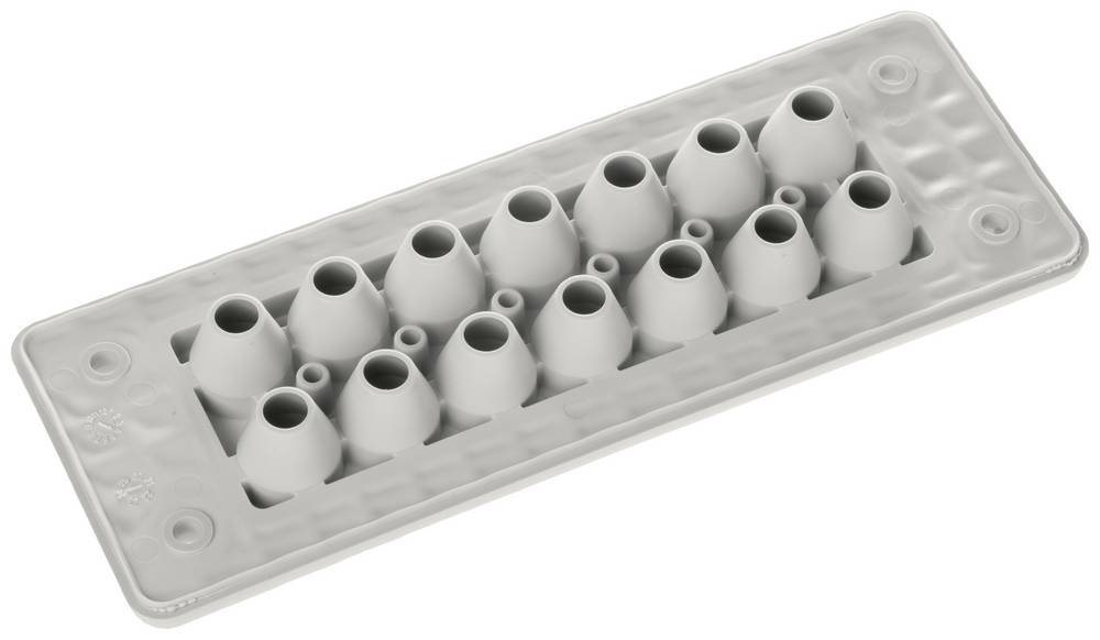Thumbnail - Trelleborg Kabeldurchfuhr Trelleborg MH-24 F 20-1 LIGHT GREY UL94 V-0 IP65, TPE, Screw Durchfü, MH-24 F 20-1 LIGHT GREY ...