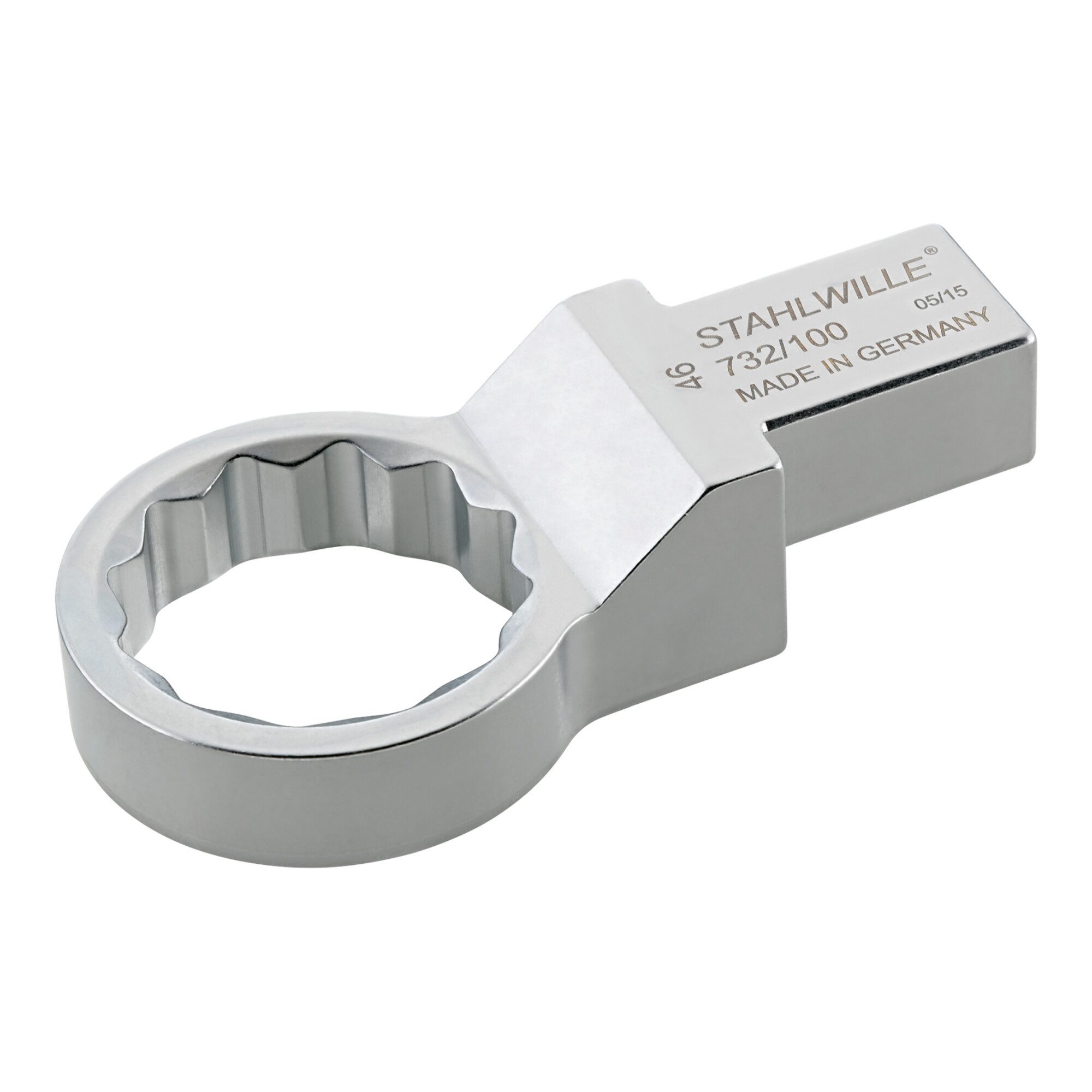 Stahlwille Ringschlüssel Stahlwille Ring-Einsteckwerkzeug SW.34mm Wkz.Aufn.22x28mm