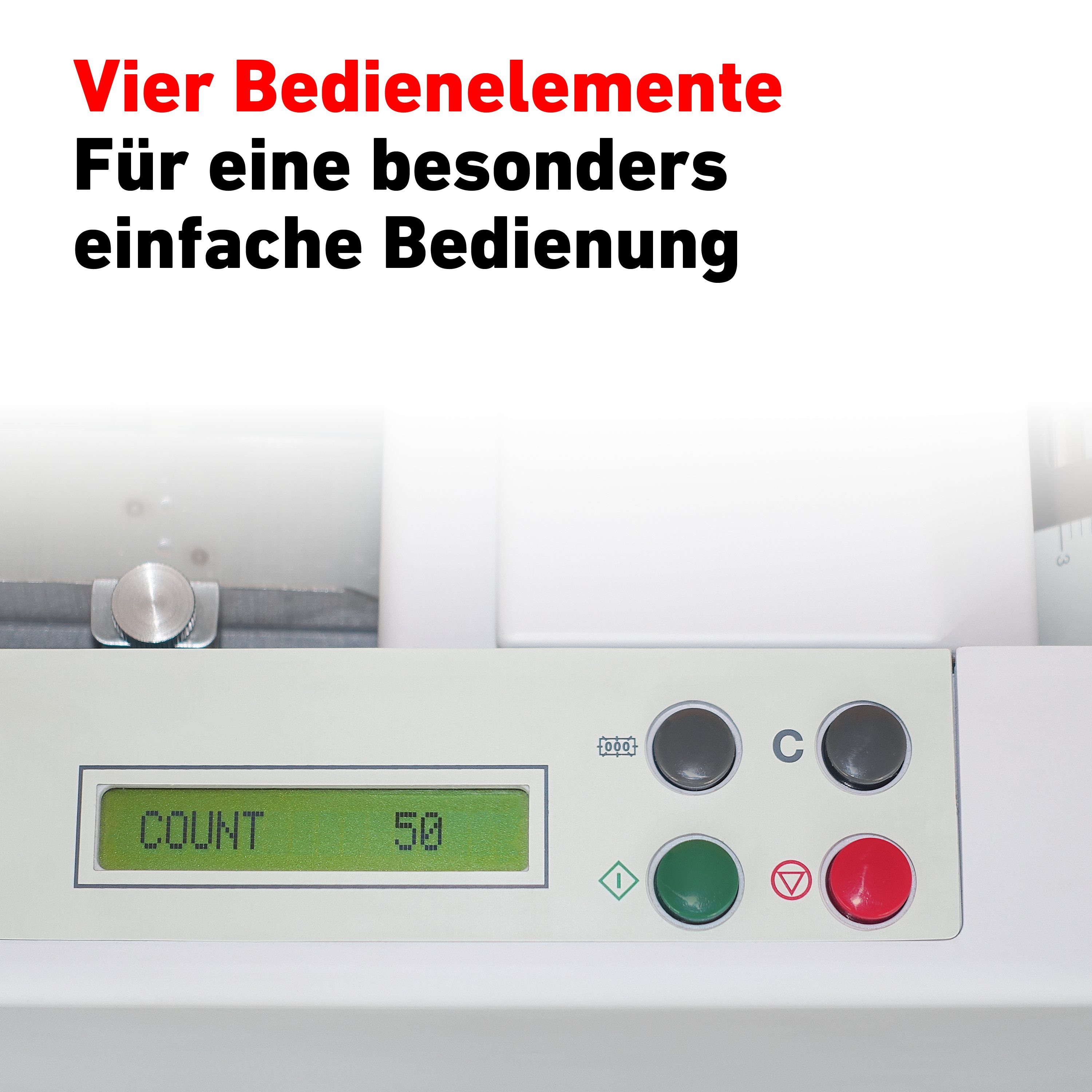 IDEAL Falzmaschine 8306, 60 bis 115 g/m² Papier, 115 Blatt/Minute, 7.000 Blatt/Stunde