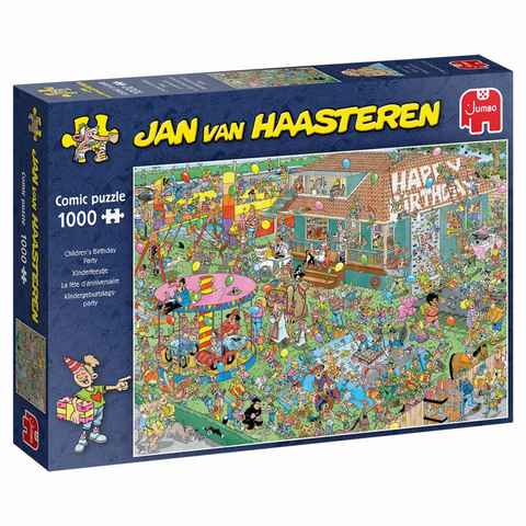 Jumbo Spiele Puzzle Jan van Haasteren Kindergeburtstagsparty, 1000 Puzzleteile