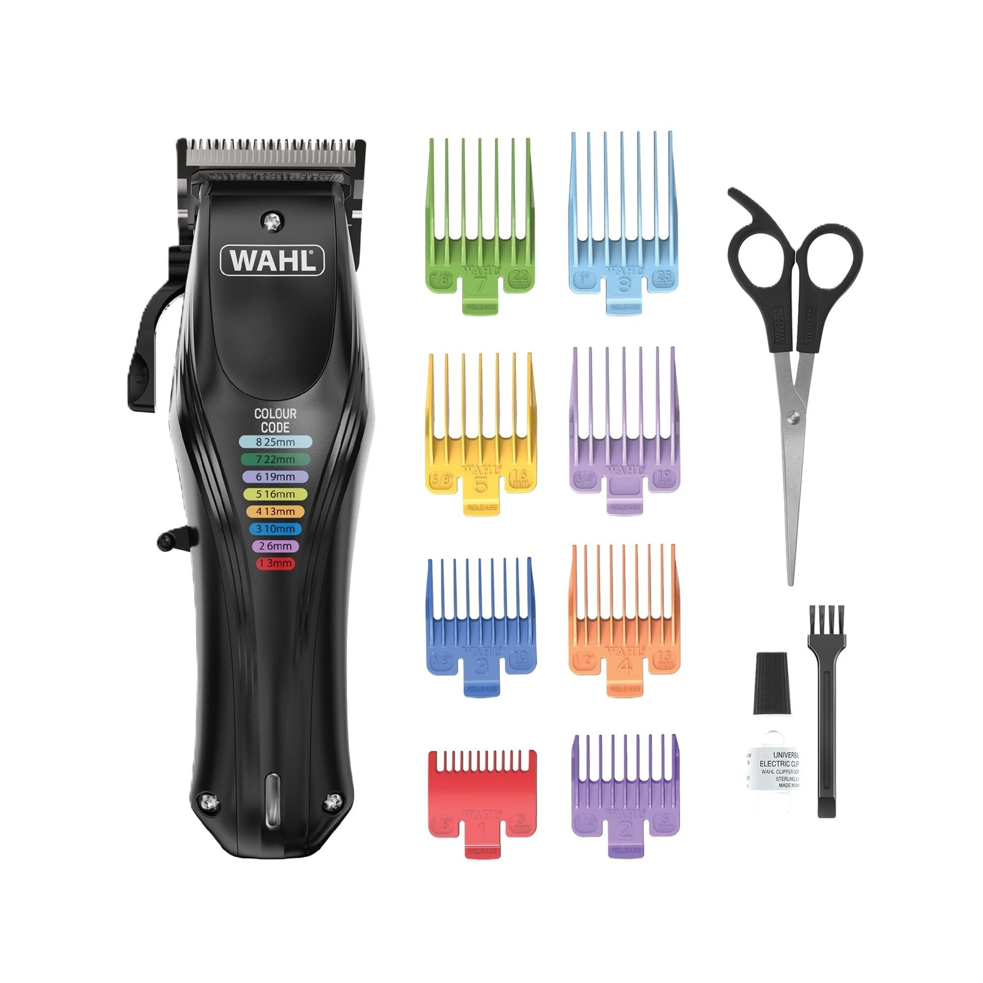 Wahl Haarschneider Colour Pro 3027682, Kabelloser Akku-Tierhaarschneider mit verstellbarem Schnitt