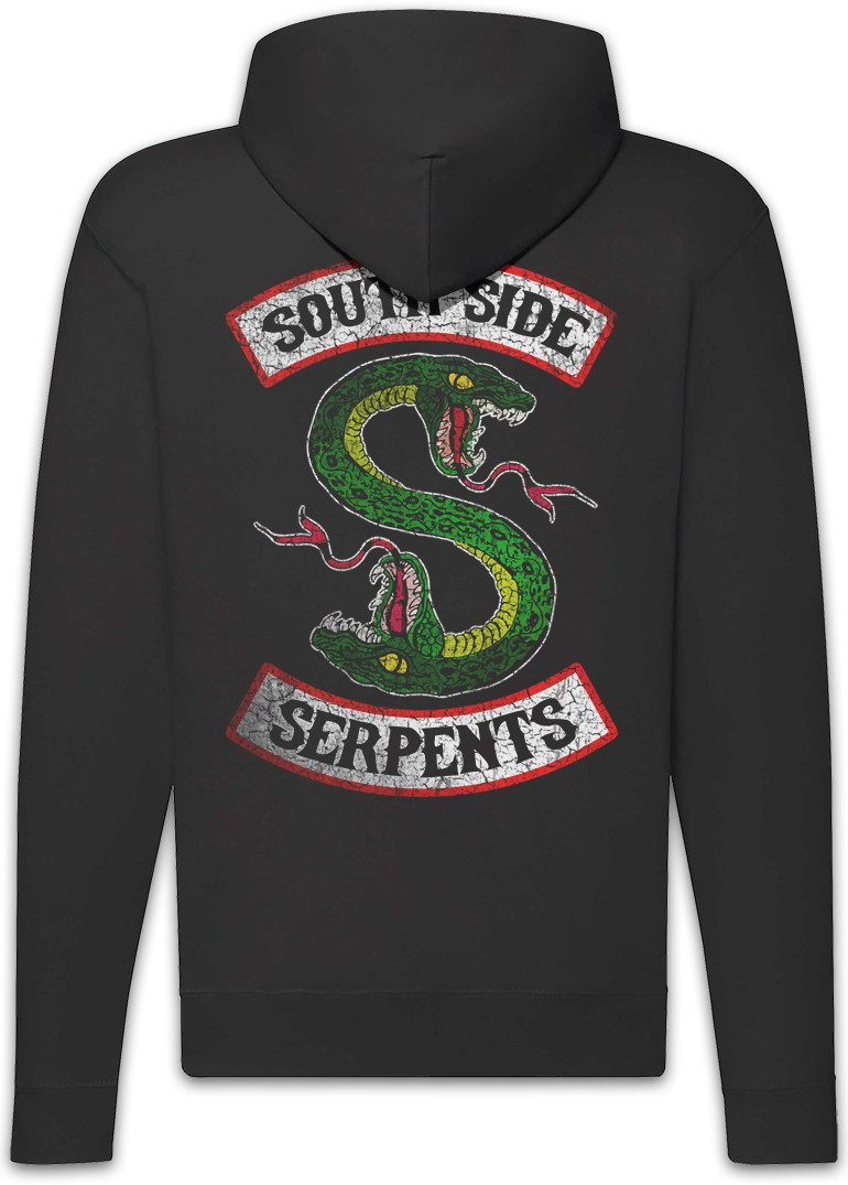 Urban Backwoods Sweatjacke South Side Serpents Zipper Hoodie FP Schlange Archie Snake Snakes Mc (1-tlg) Motorcycle Club Riverdale