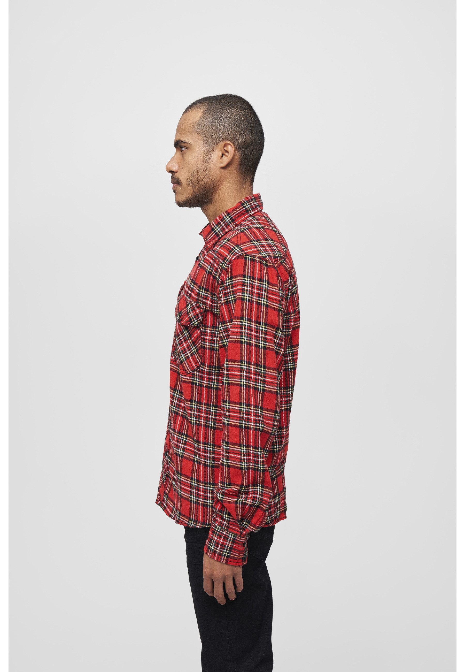 Brandit Langarmhemd Brandit Herren Checked Shirt (1-tlg)