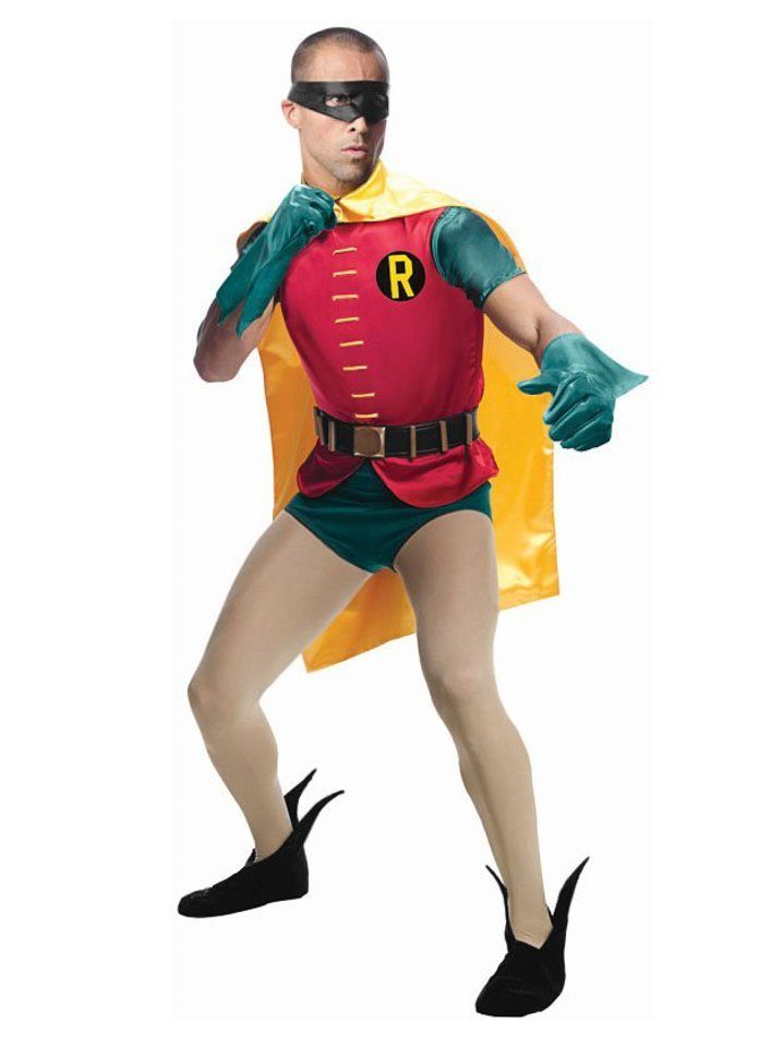 Rubie´s Kostüm Robin Deluxe, Original lizenziertes Robin Kostüm im Retro-Style