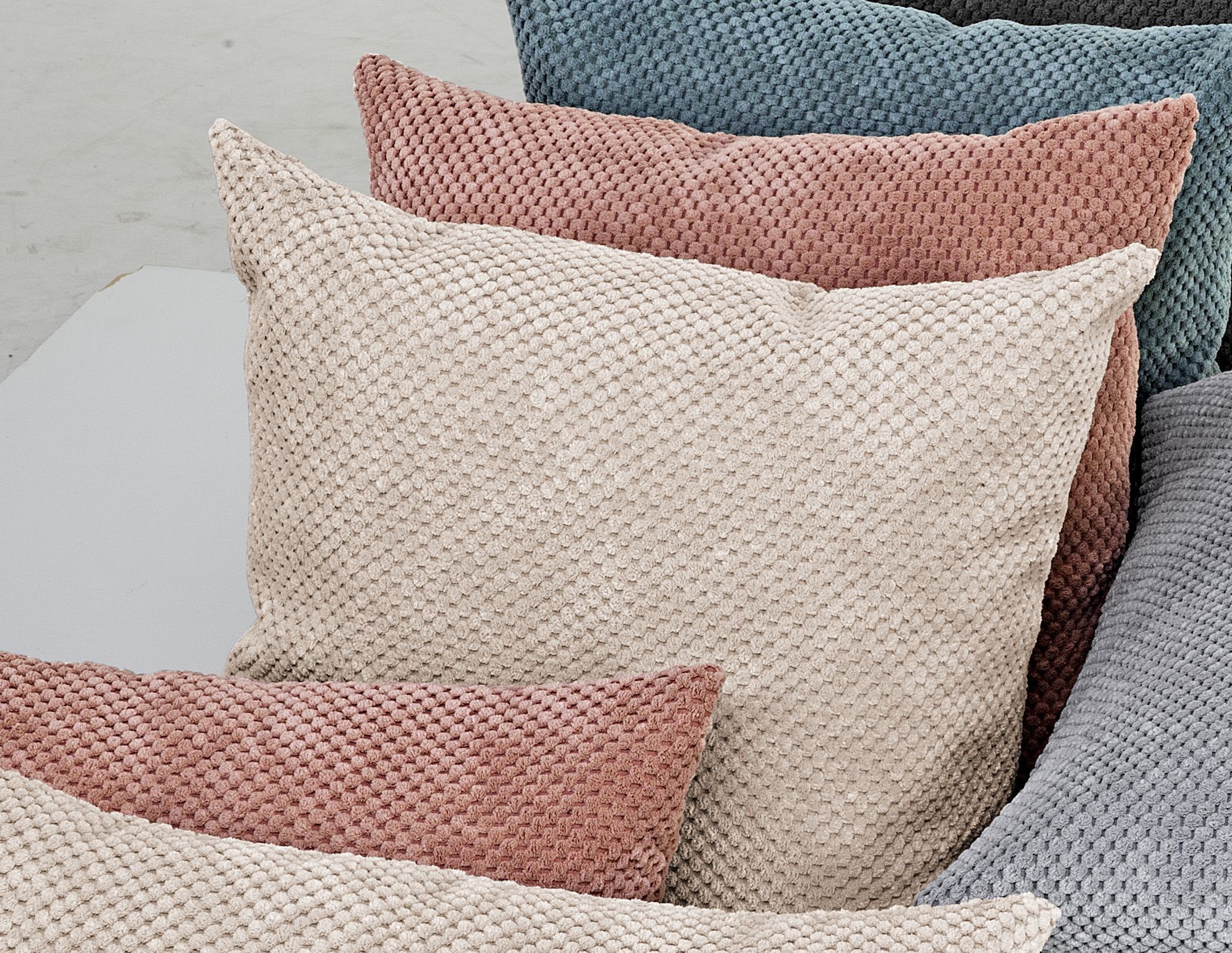 Gözze Kissenhüllen GÖZZE Kissenhülle SVEN creme BL 40x40 cm beige günstig online kaufen