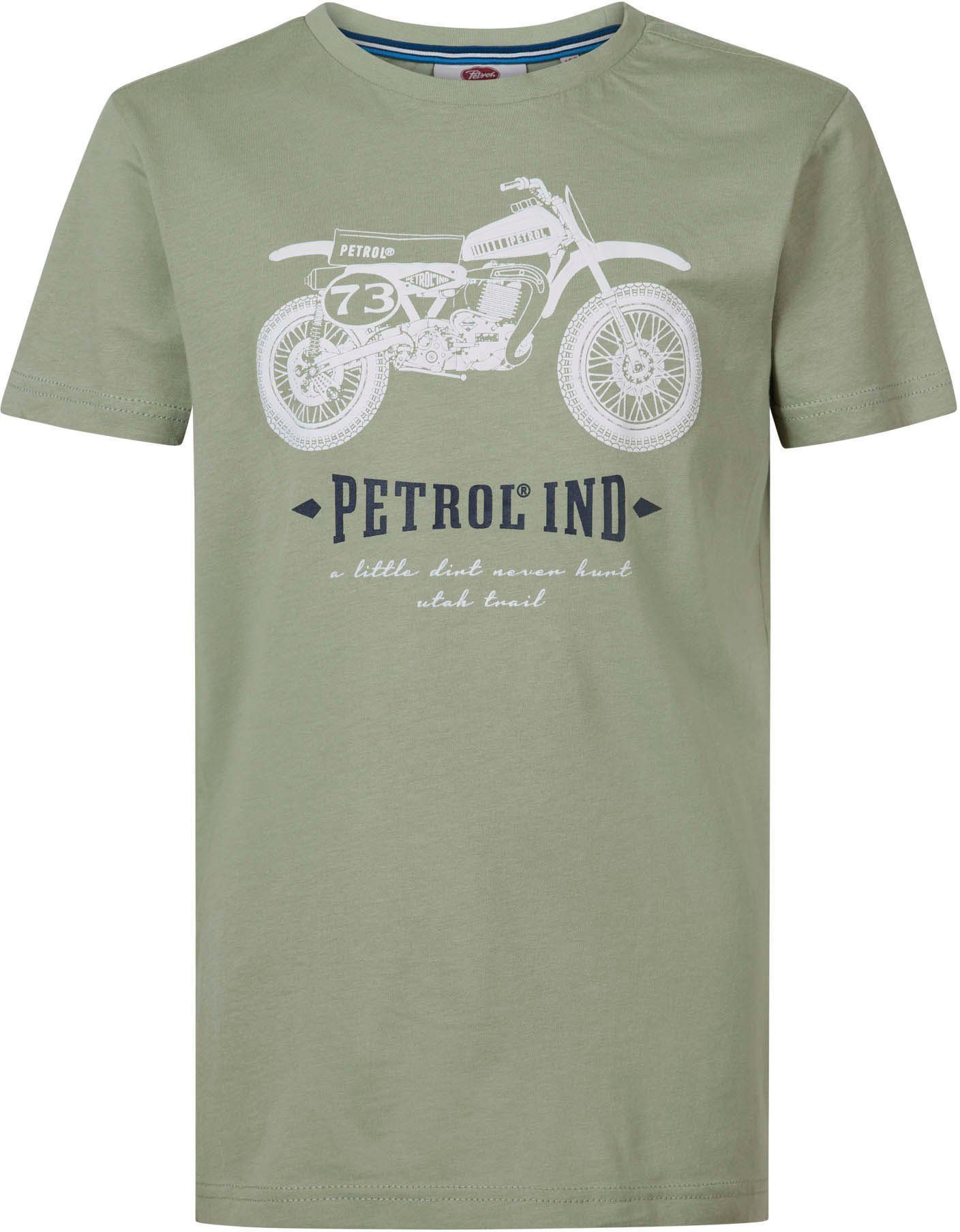 light T-Shirt Petrol pesto Industries