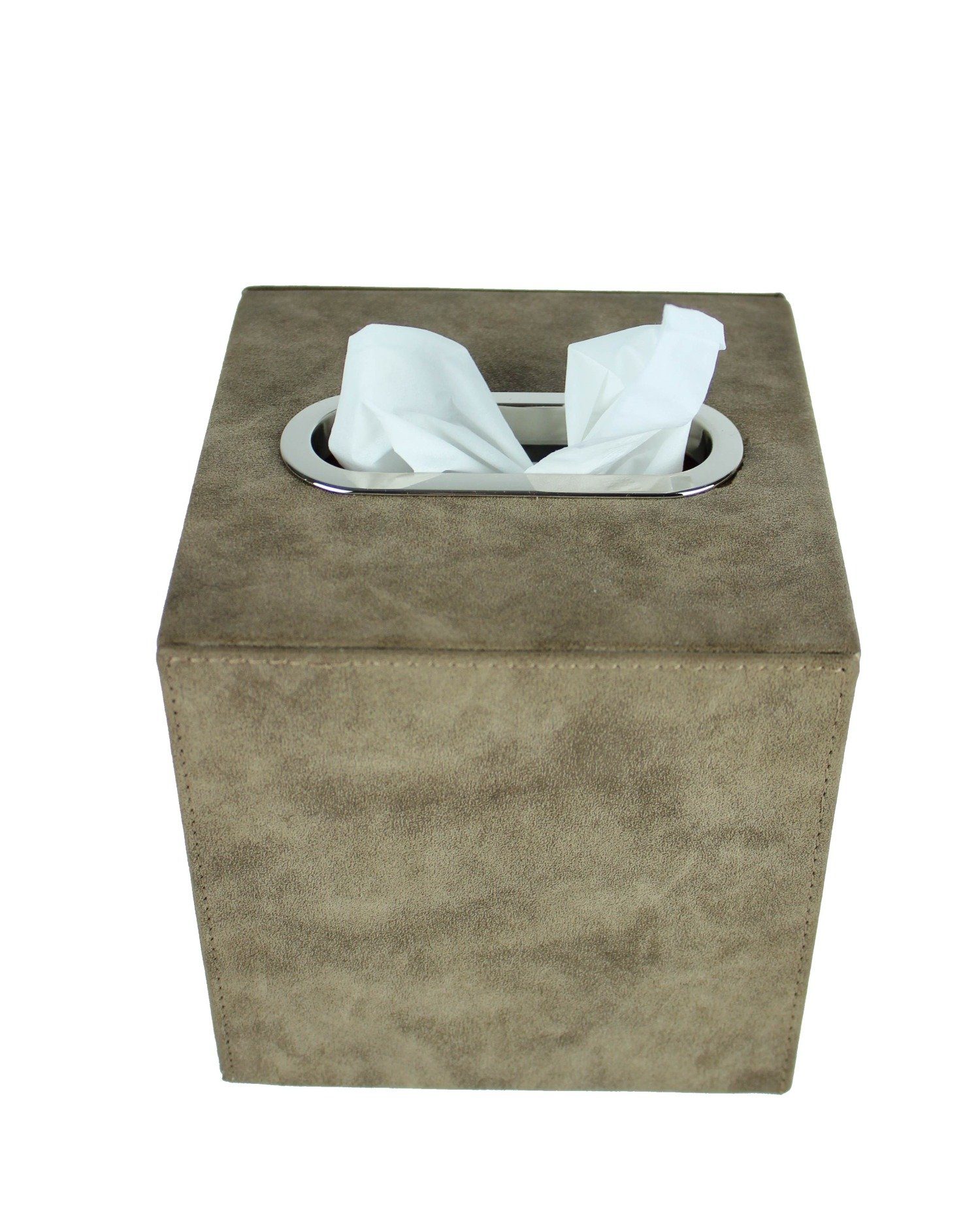 Signature Home Collection Papiertuchbox Papiertuchbox Wildleder Kunstleder für Taschentücher (1 Stück, 1x Taschentücherbox), beschichtete Oberfläche, wasserabweisend