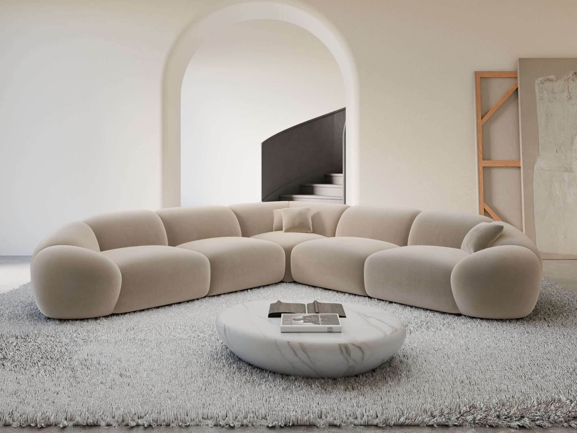 Sofa Dreams Ecksofa Polster Ecksofa Solverde L Form, Ecksofa, L-Form, Zeitloser Look in L-Form, 2 Zierkissen inklusive