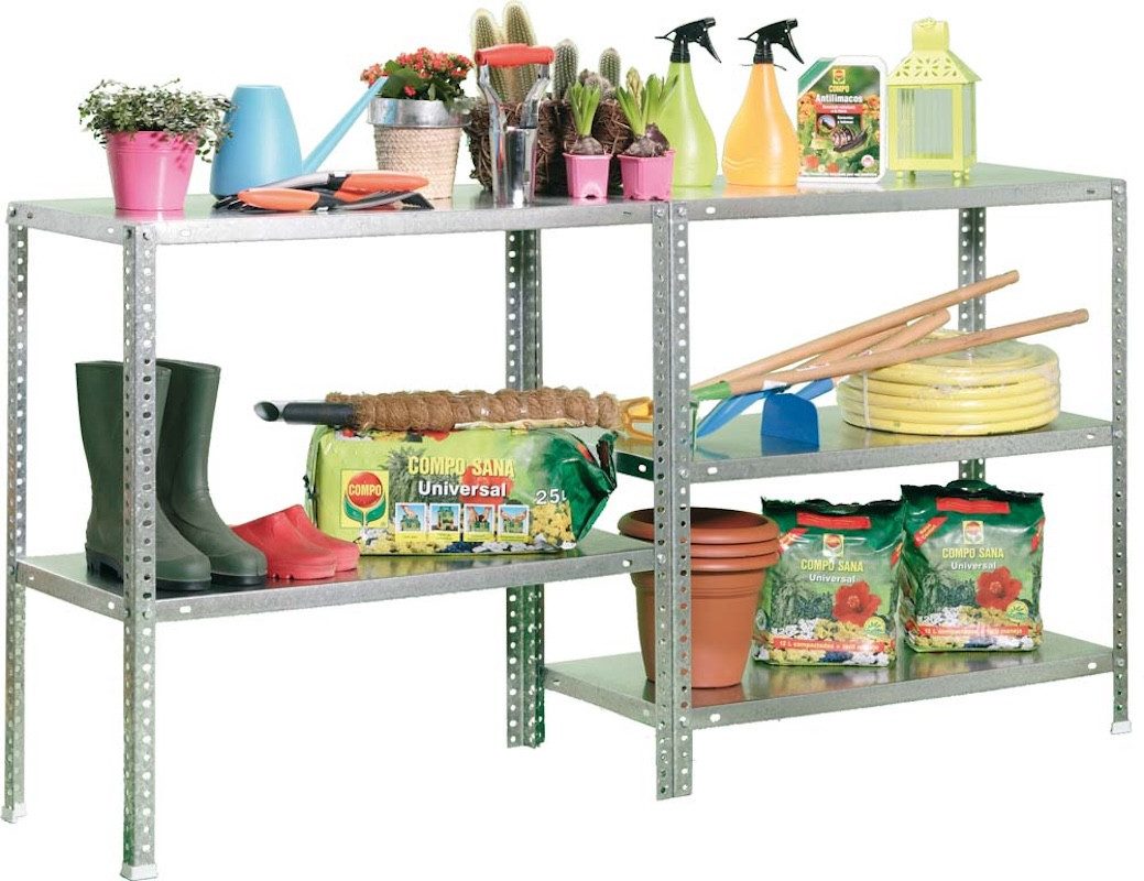 PROREGAL® Schwerlastregal Schraubregal PANDA TALL 200x80x30cm 6 Fachböden 100kg Verzinkt, Schraubregal Lagerregal Kellerregal Metallregal bis zu 600kg Fachlast – Bild 4 von 5