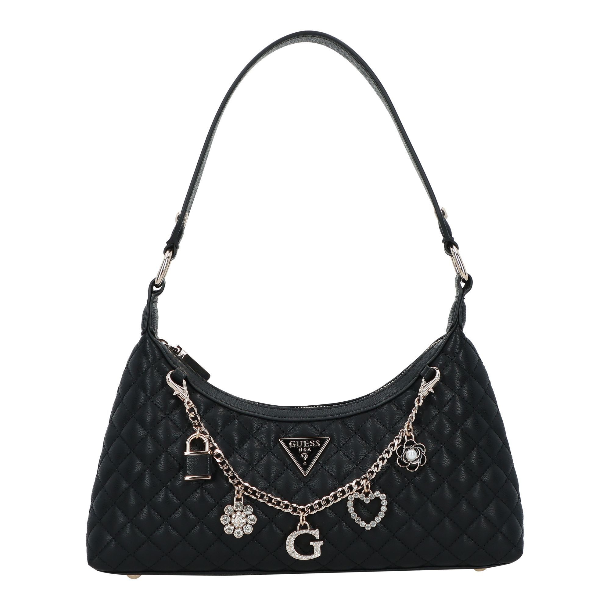 Guess Schultertasche Everlee, Polyurethan günstig online kaufen