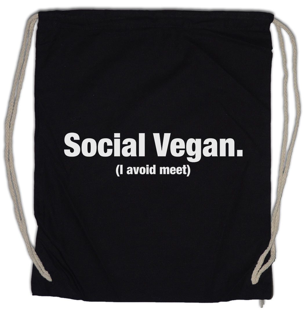 Turnbeutel Social Vegan Turnbeutel Pessimismus Nihilist Skeptiker Sozialphobie