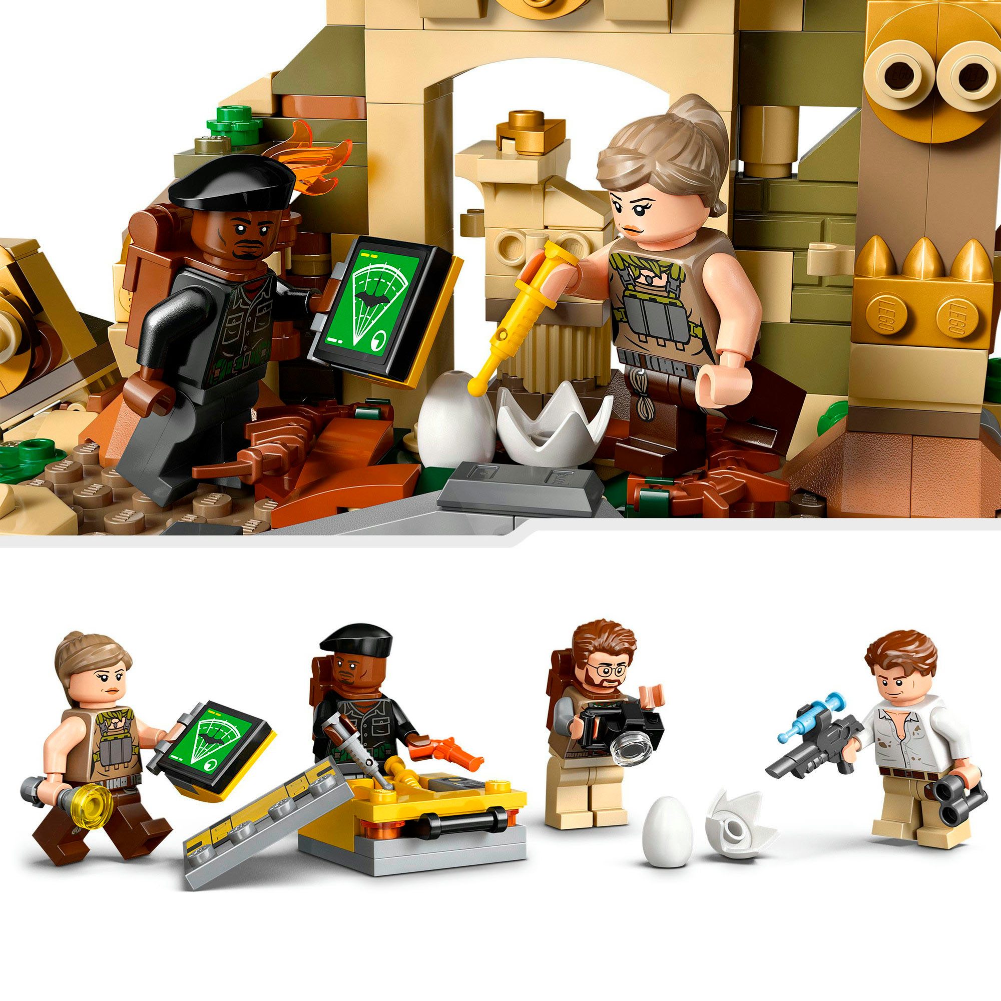 LEGO® Spinosaurier & Quetzalcoatlus: Hubschrauber-Einsatz (76976) Konstruktionsspielsteine, (984 St), LEGO Jurassic World, Made in Europe – Bild 5 von 5