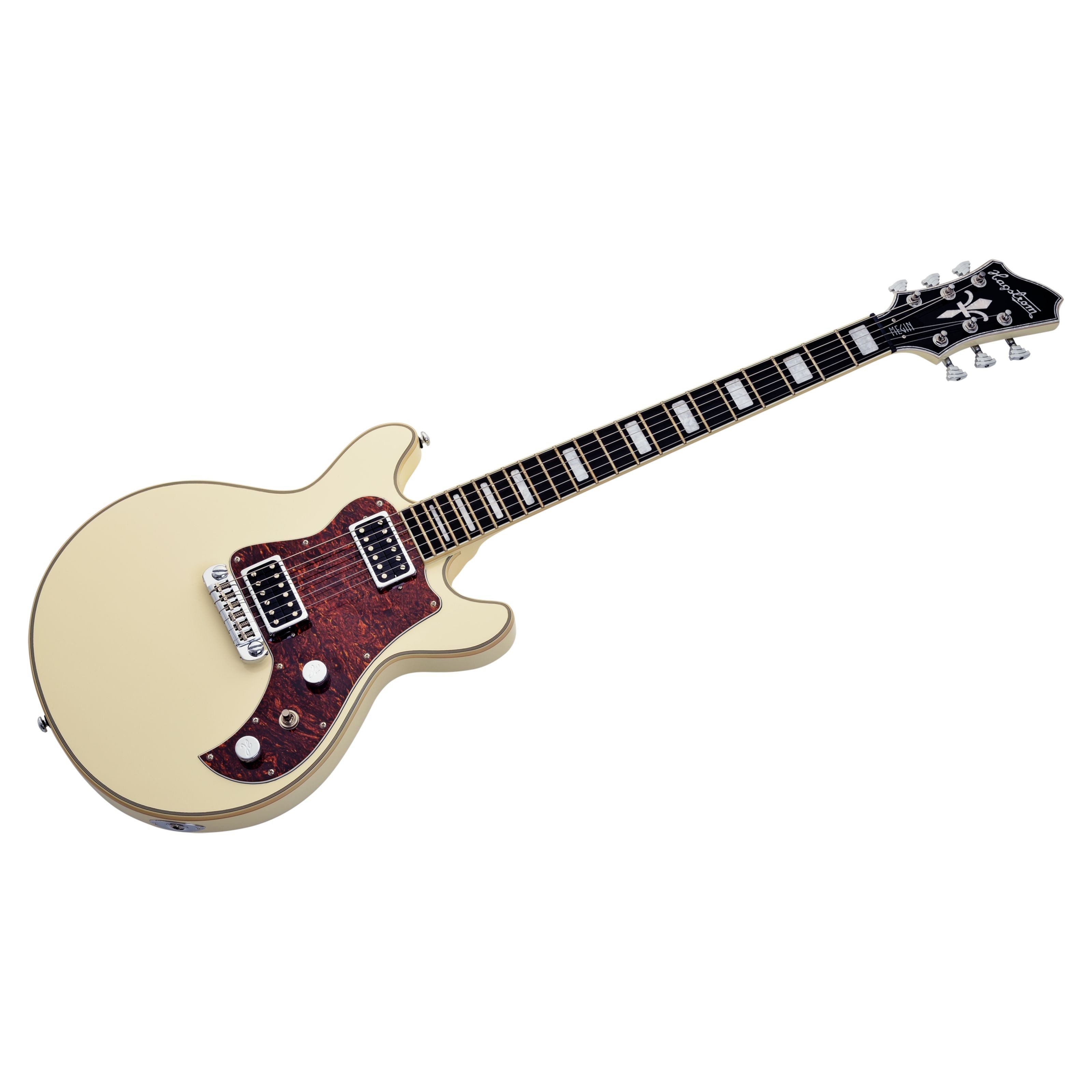 Hagstrom E-Gitarre, E-Gitarren, Andere Modelle, Megin Creme - E-Gitarre