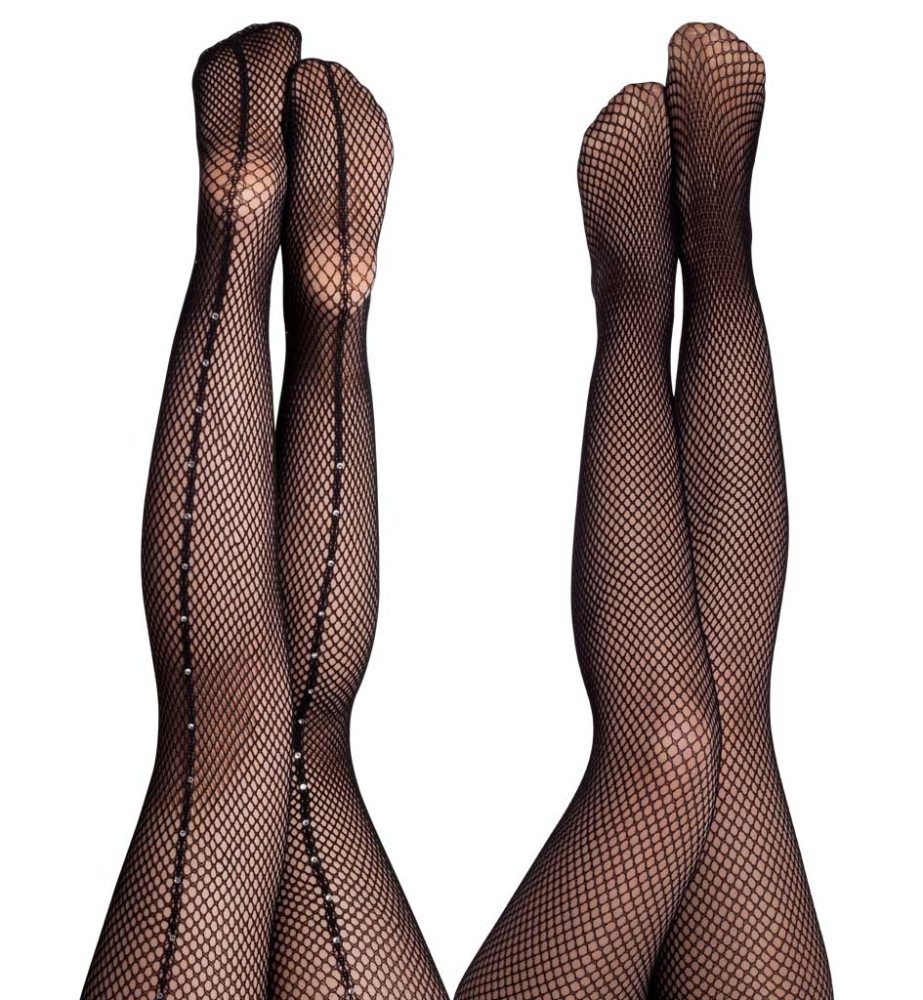 Fries Netzstrumpfhose Nylon Netzstrumpfhose Strumpfhose Schwarz günstig online kaufen