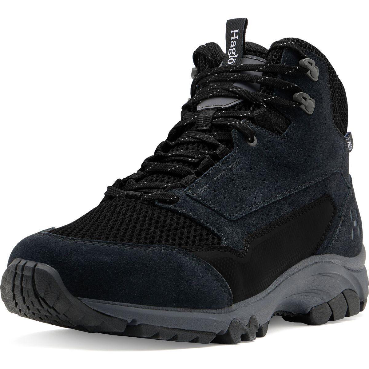 Haglöfs Rosson Proof Mid Men Hikingschuh Wasserdichte, robuste Wanderstiefel mit Premium-Leder und hoher