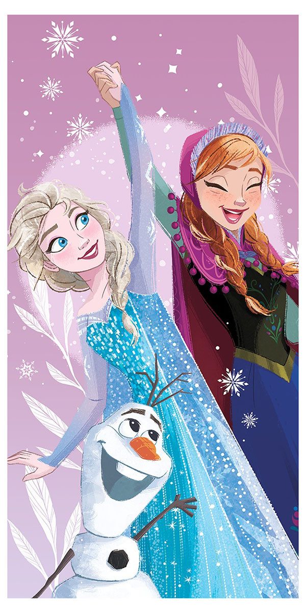 Frozen Badetücher Disney Frozen Elsa Anna Olaf Badetuch Handtuch 70x140cm P günstig online kaufen