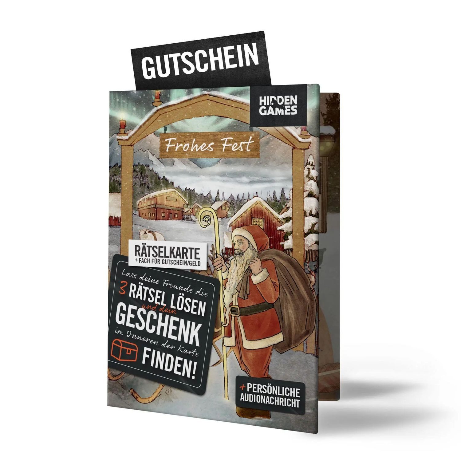 Pegasus Spiele Spiel Hidden Games: Rätselhafte Weihnachten Rätselkarte