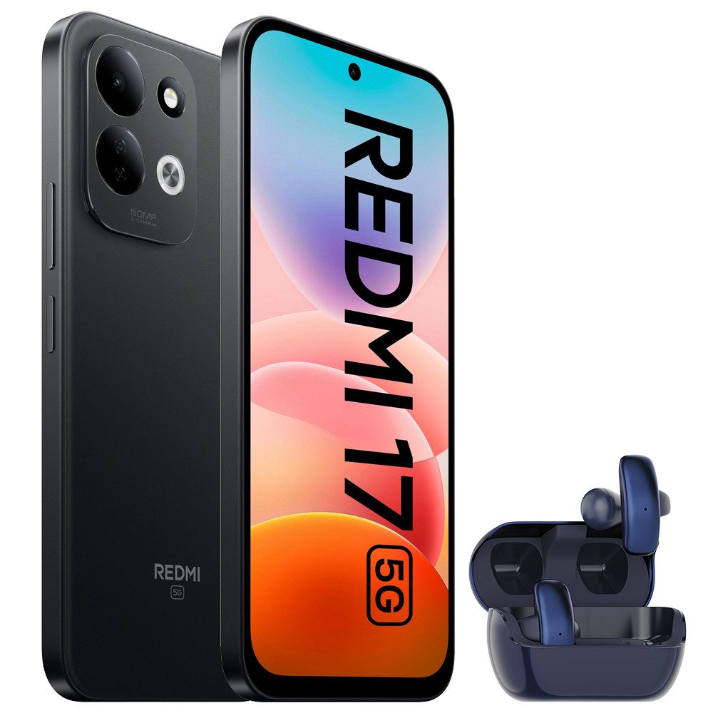 Xiaomi Redmi 17 5G 4+256GB Smartphone & Bluetooth Kopfhörer Handy (50 MP Kamera)