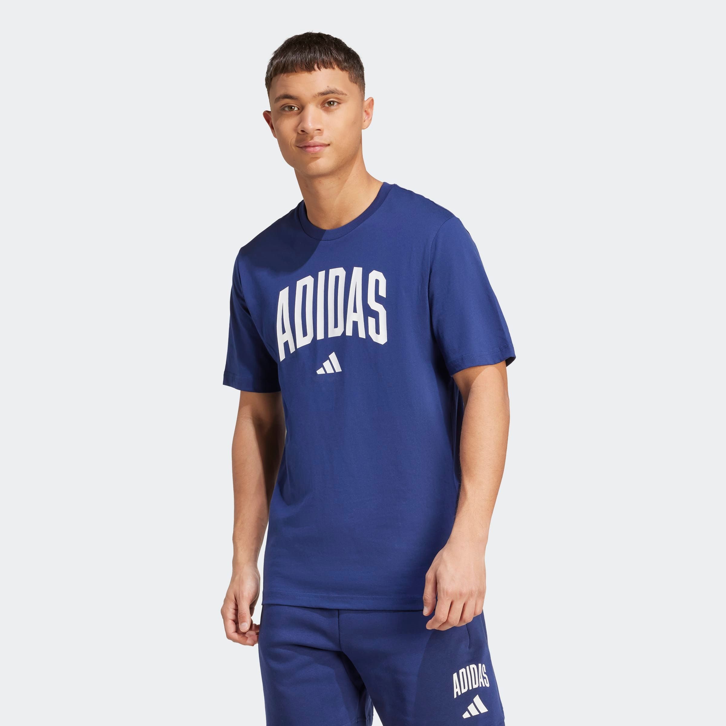 adidas Sportswear T-Shirt M COLLEGIATE T sportlicher Schnitt, kurze Ärmel, günstig online kaufen