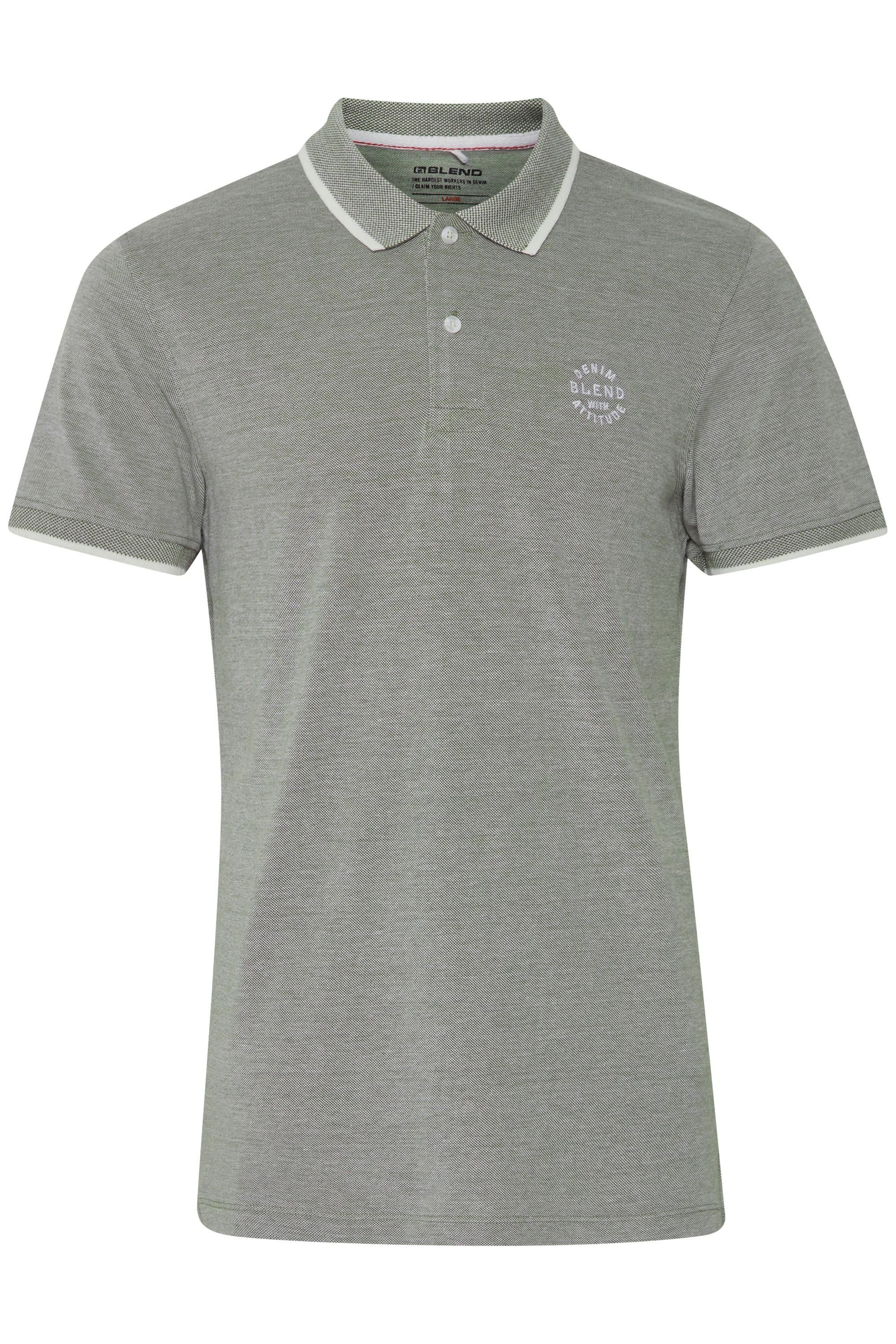 Blend Poloshirt BHBhnate Klassisches Poloshirt mit Brustprint günstig online kaufen